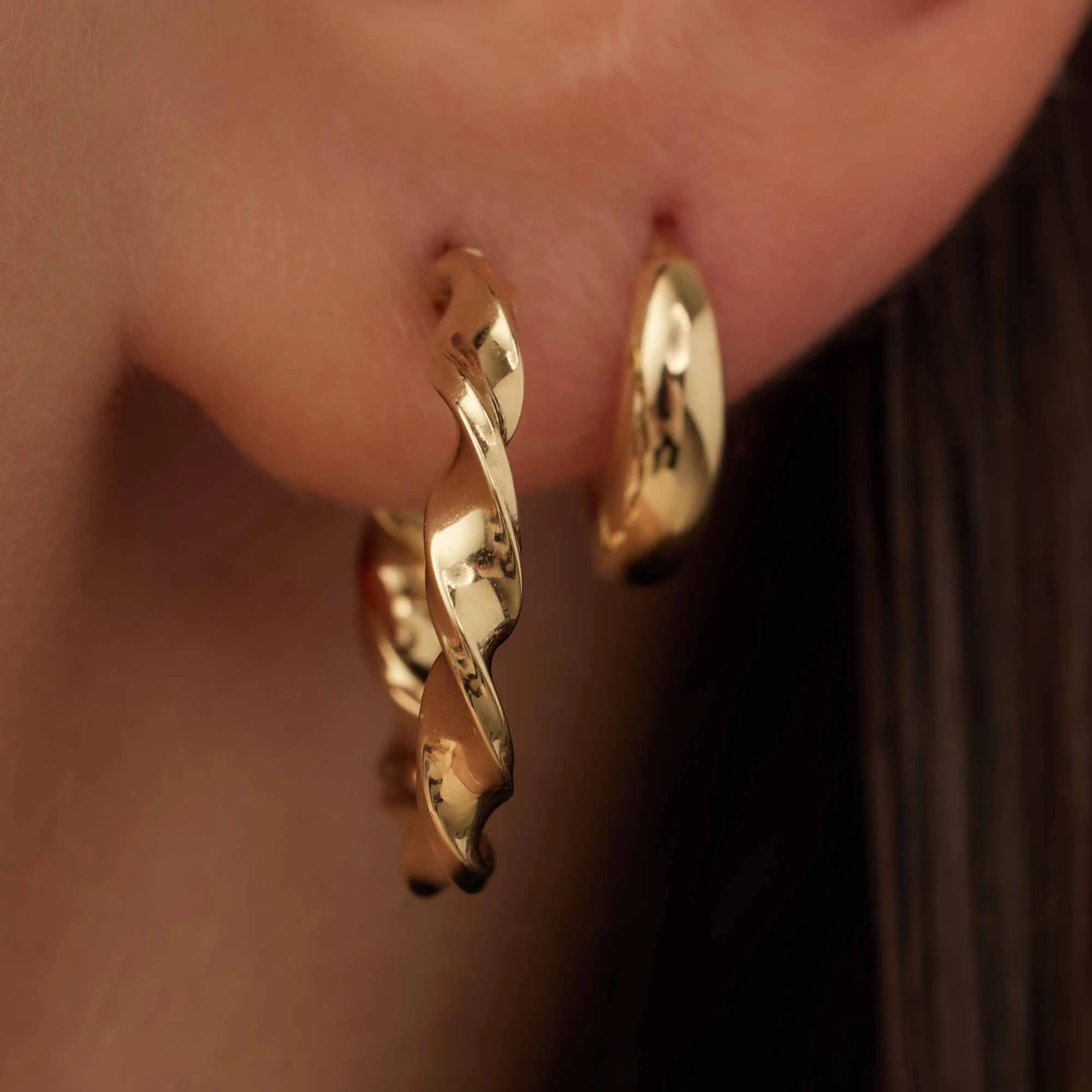 Cadeau d'Isabel 14 karat gold earring set - Image 2