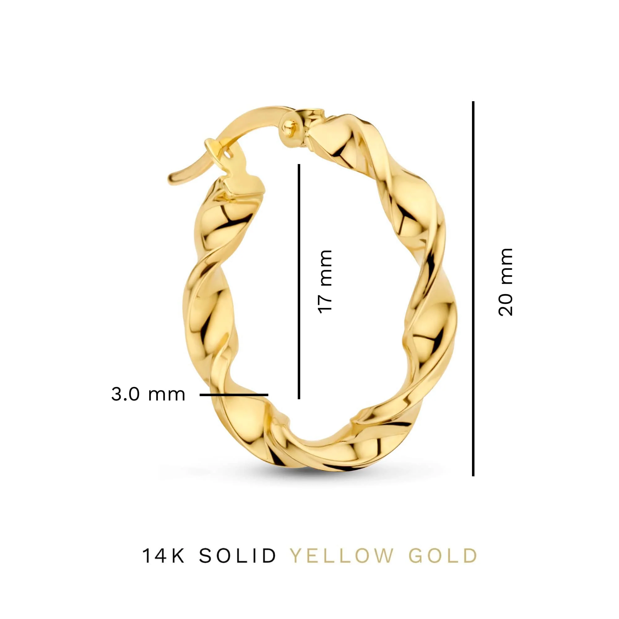 Cadeau d'Isabel 14 karat gold earring set - Image 6