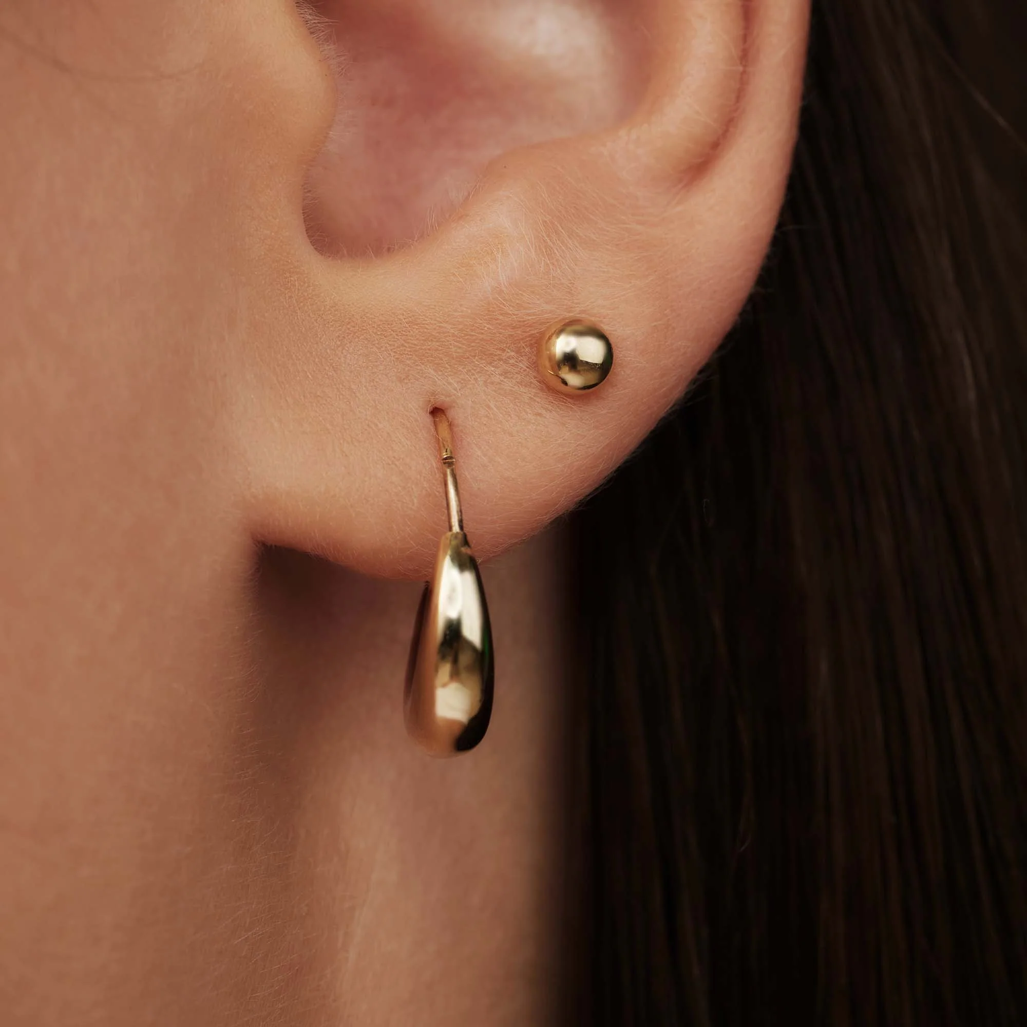 Cadeau d'Isabel 14 karat gold earring set - Image 3