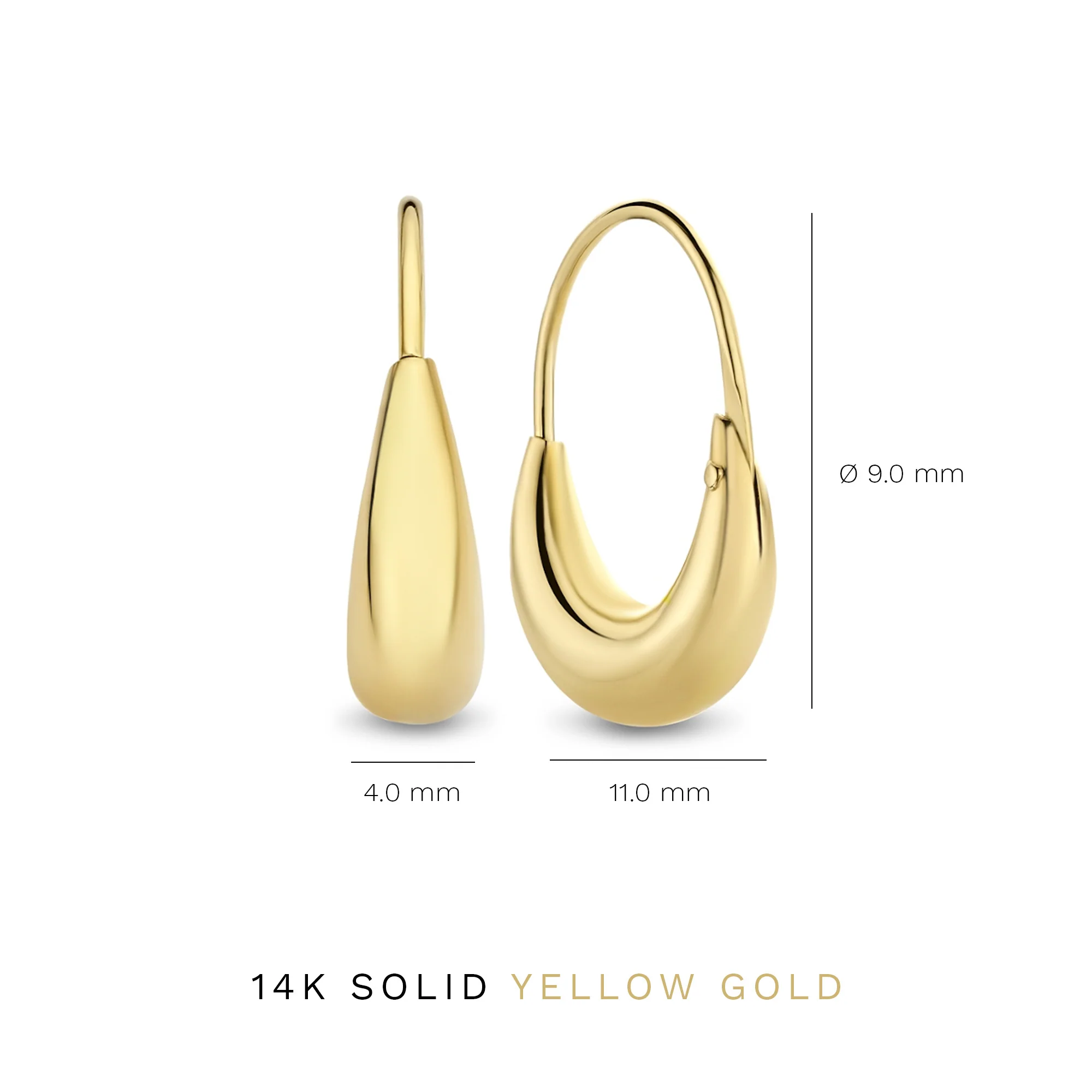 Cadeau d'Isabel 14 karat gold earring set - Image 7