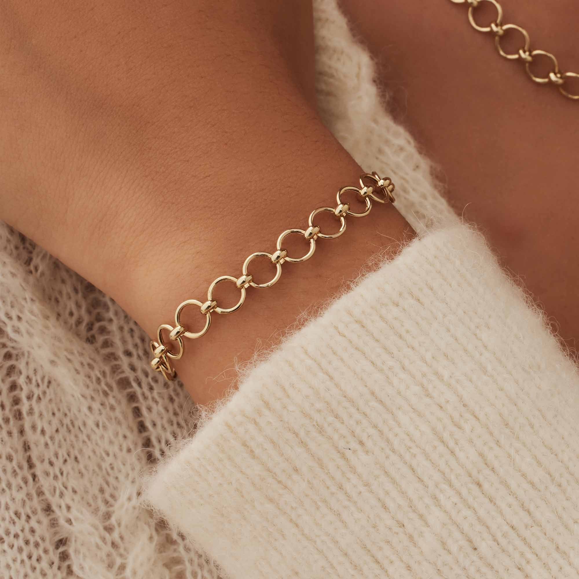 Cadeau d'Isabel 14 karat gold necklace and bracelet gift set - Image 4