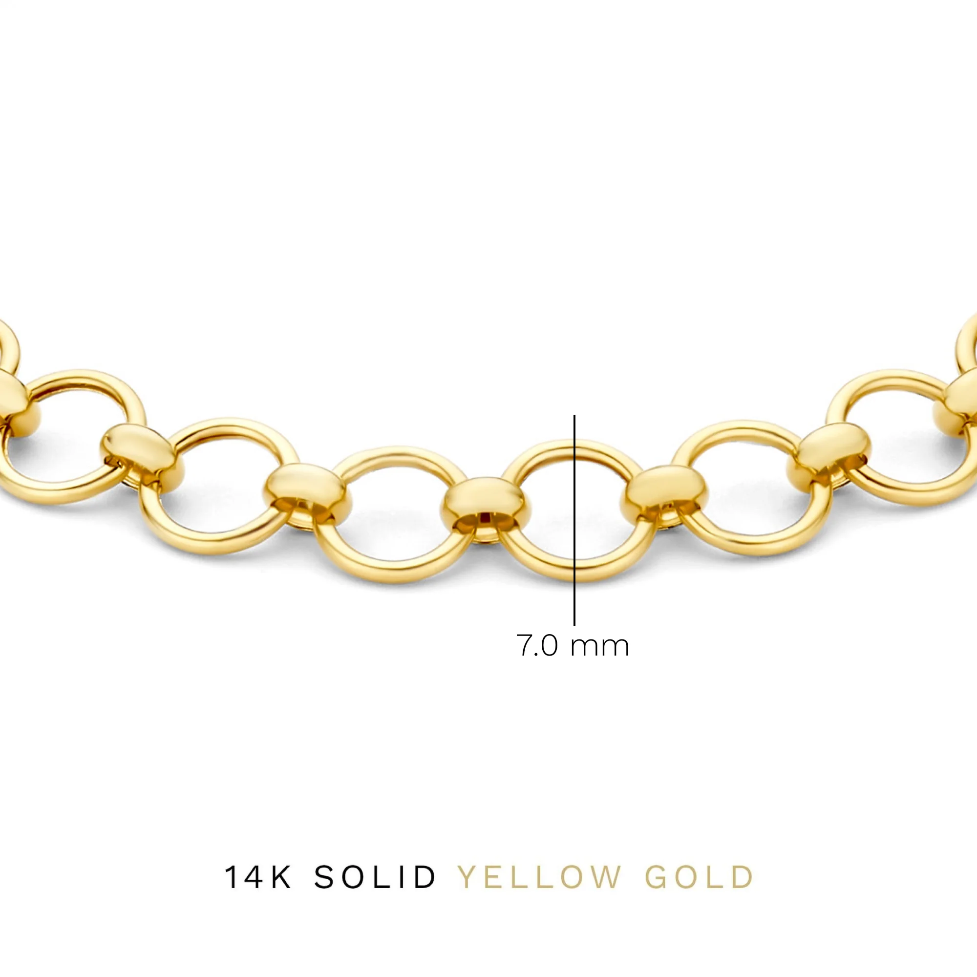 Cadeau d'Isabel 14 karat gold necklace and bracelet gift set - Image 8