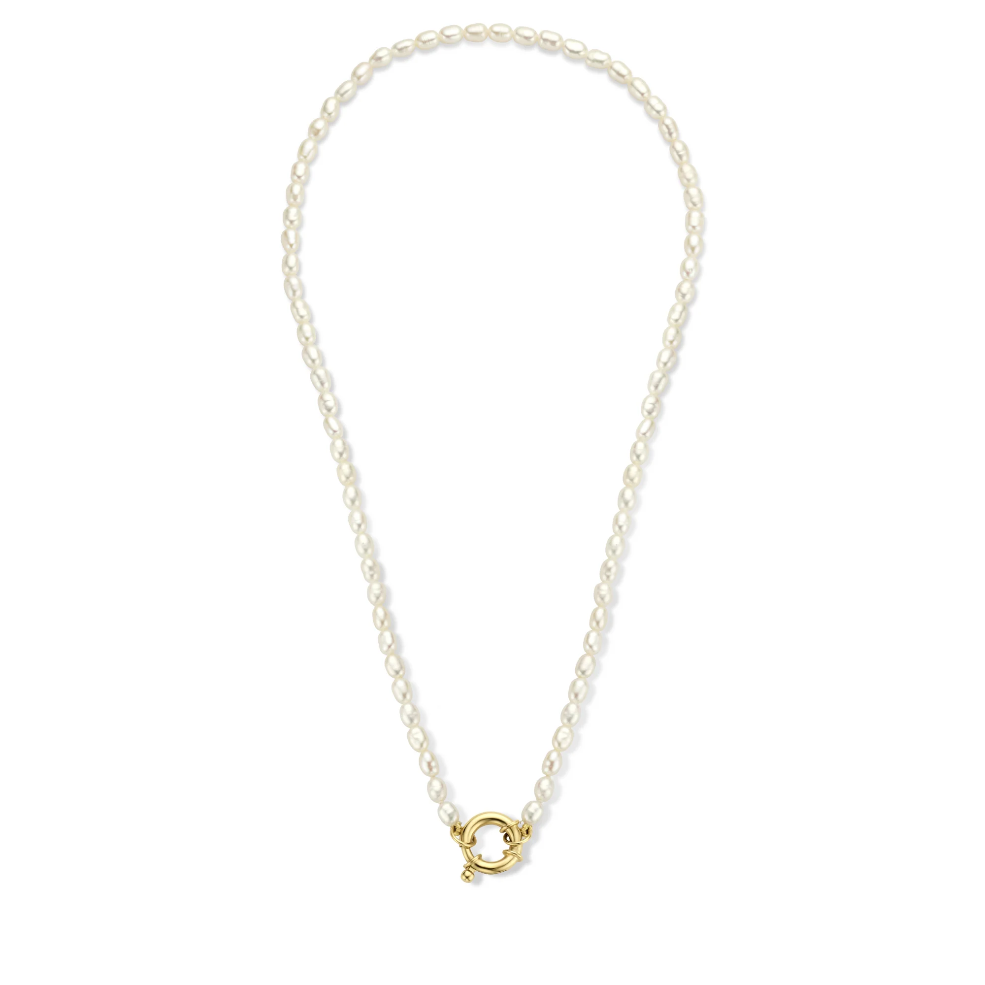 Cadeau d'Isabel 14 karat gold necklace and bracelet with pearls - Image 7
