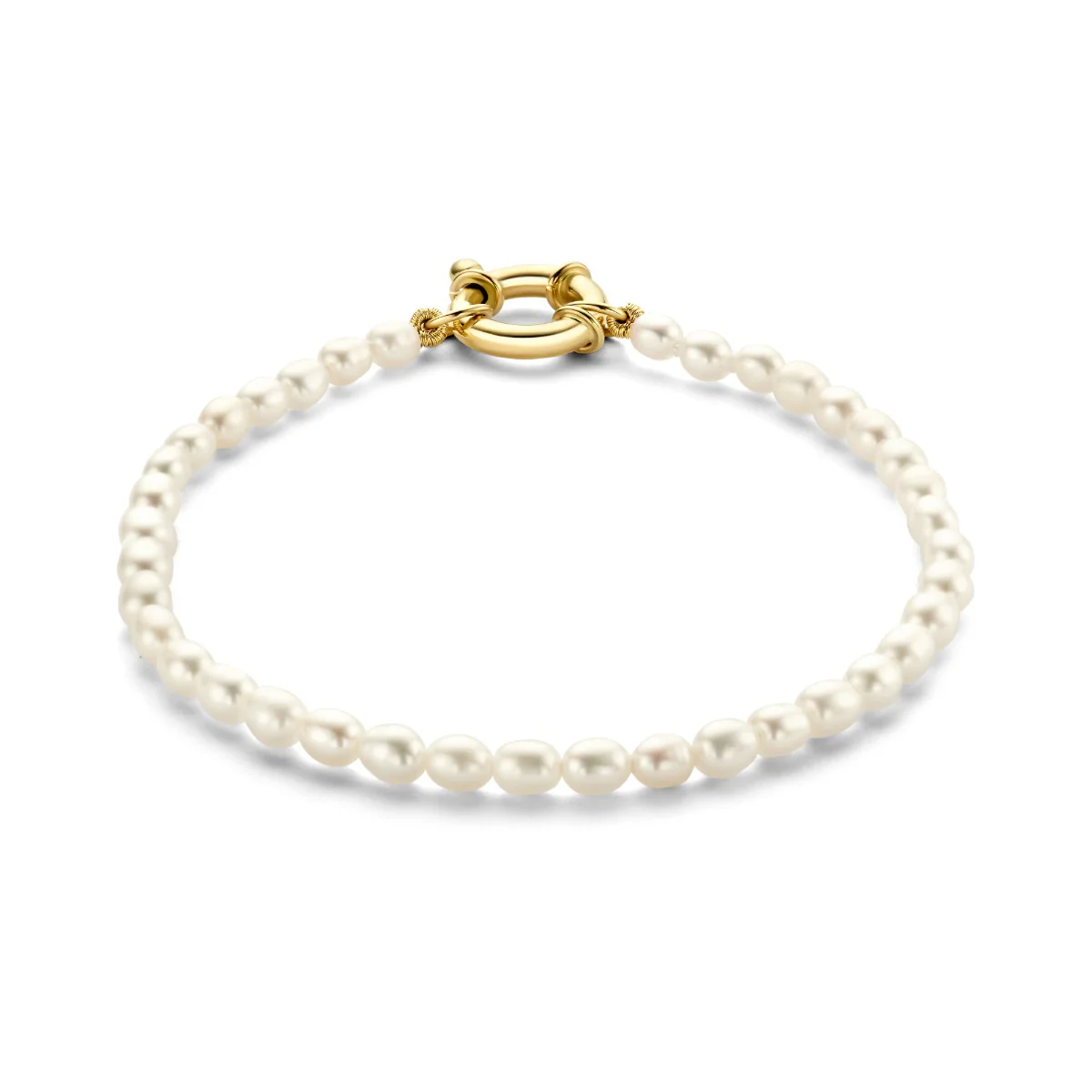 Cadeau d'Isabel 14 karat gold necklace and bracelet with pearls - Image 8