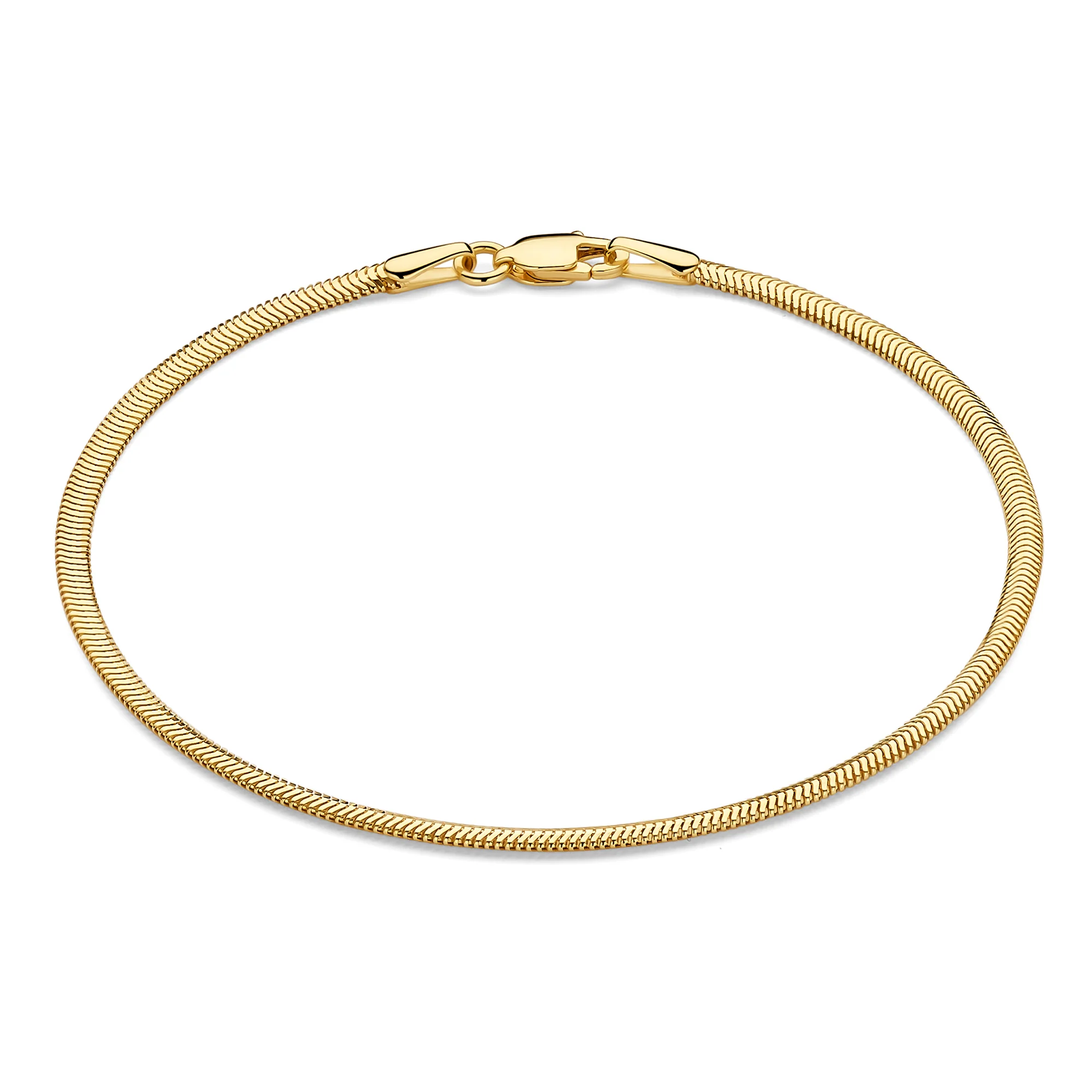 Aidee Leontine 14 Karat Gold Snake Bracelet