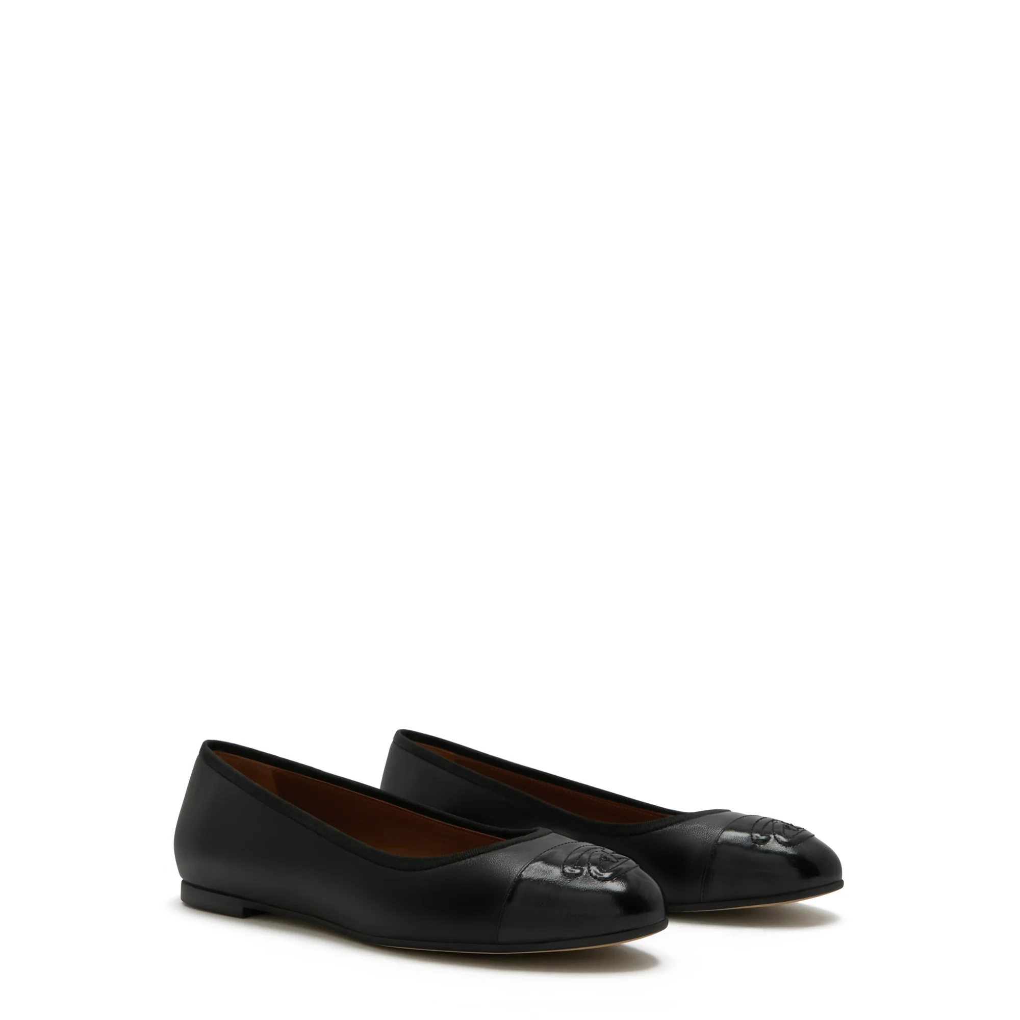 Vendôme Ynes black calfskin leather ballerinas - Image 4