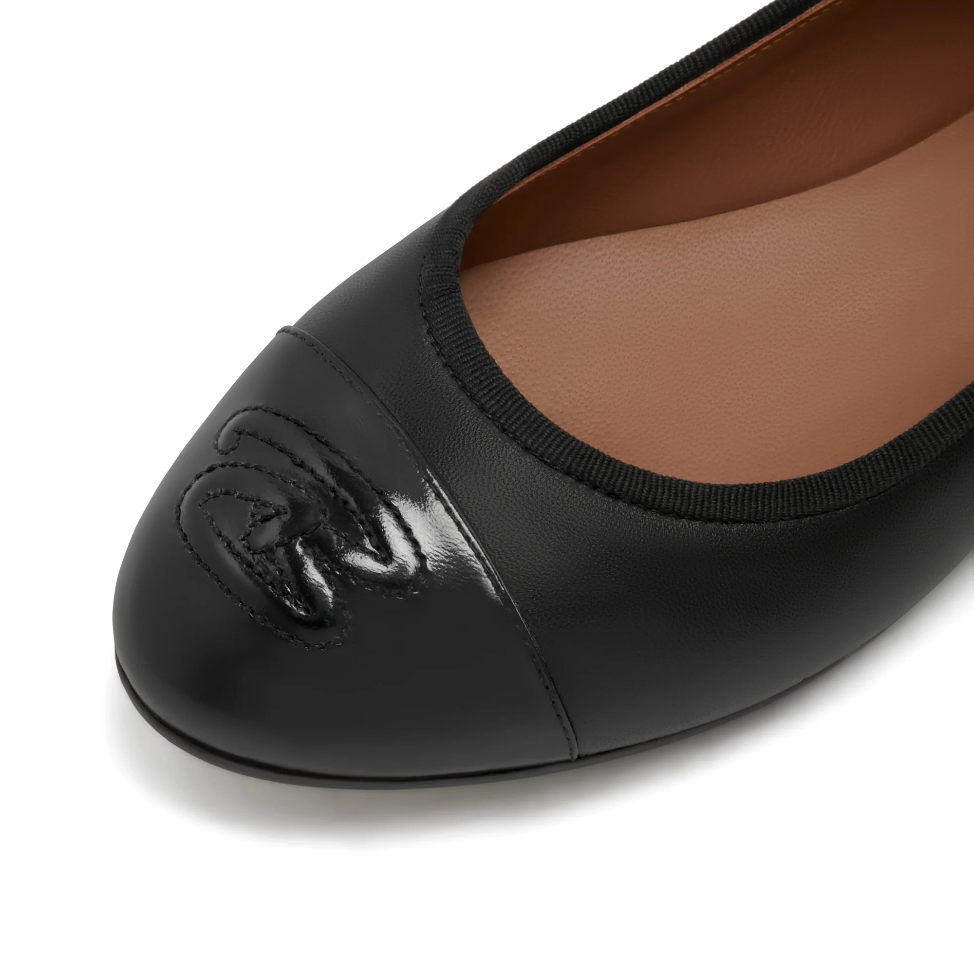 Vendôme Ynes black calfskin leather ballerinas - Image 8