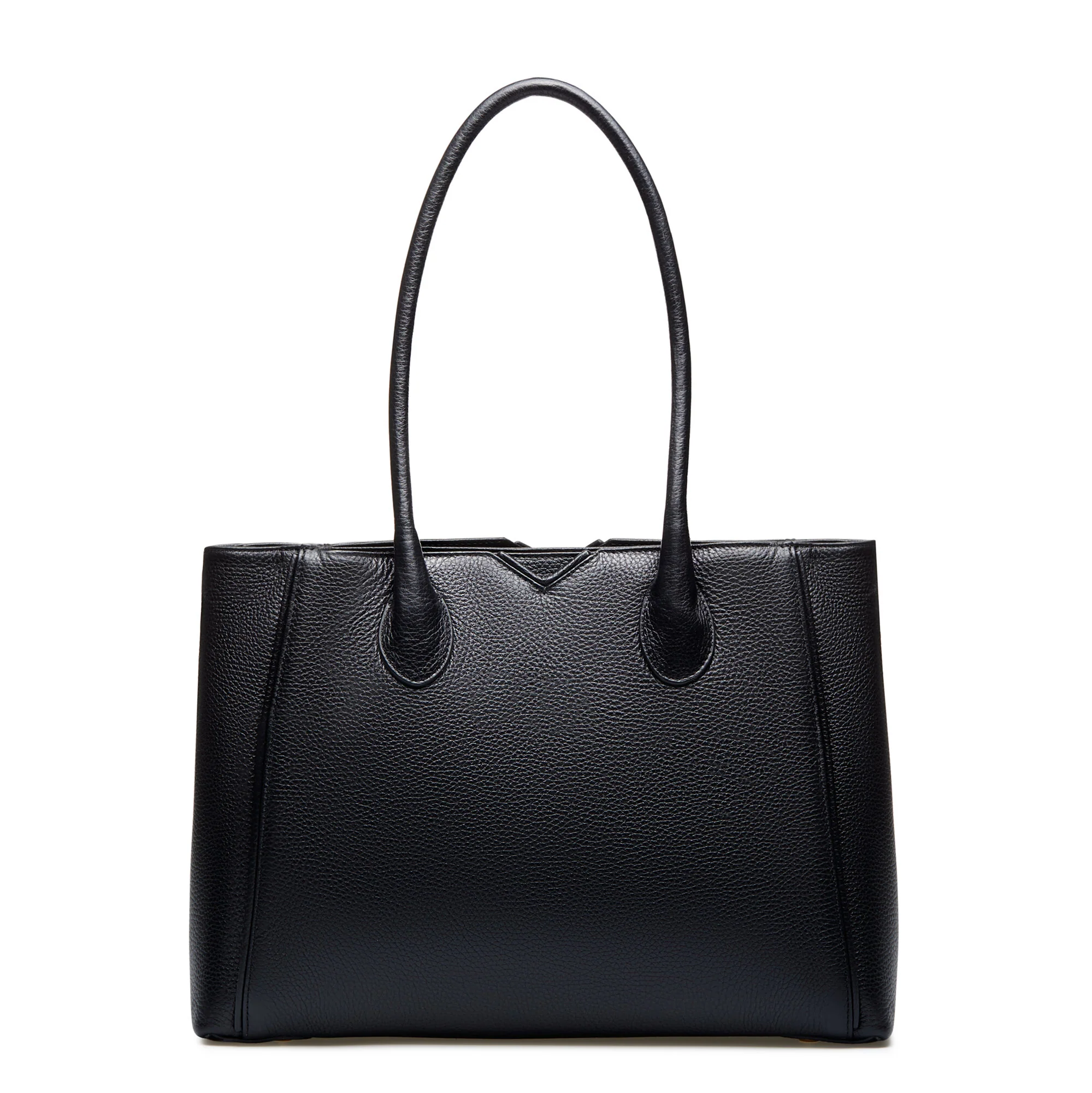Cadeau d'Isabel black calfskin leather handbag and wallet set - Image 6