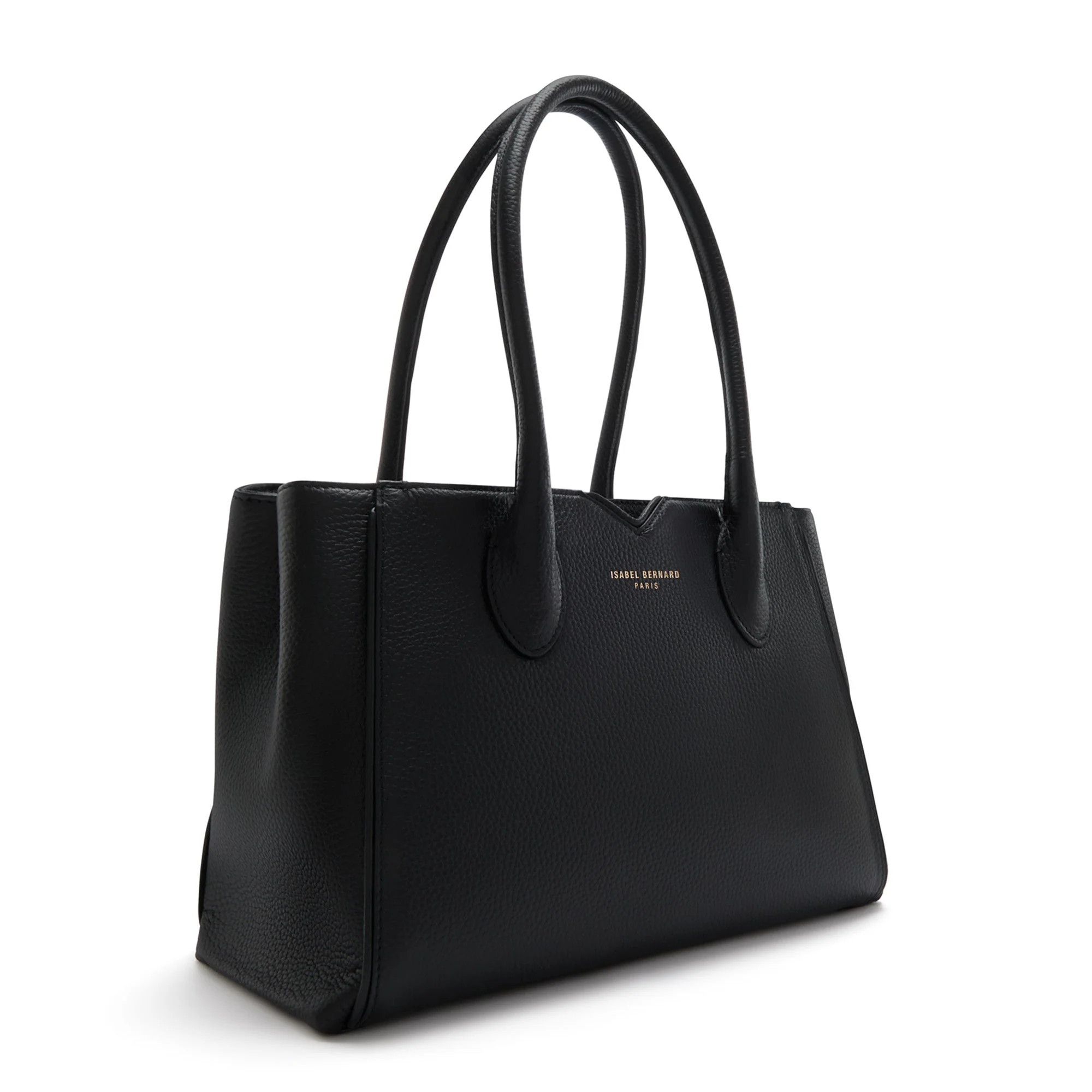 Cadeau d'Isabel black calfskin leather handbag and wallet set - Image 5