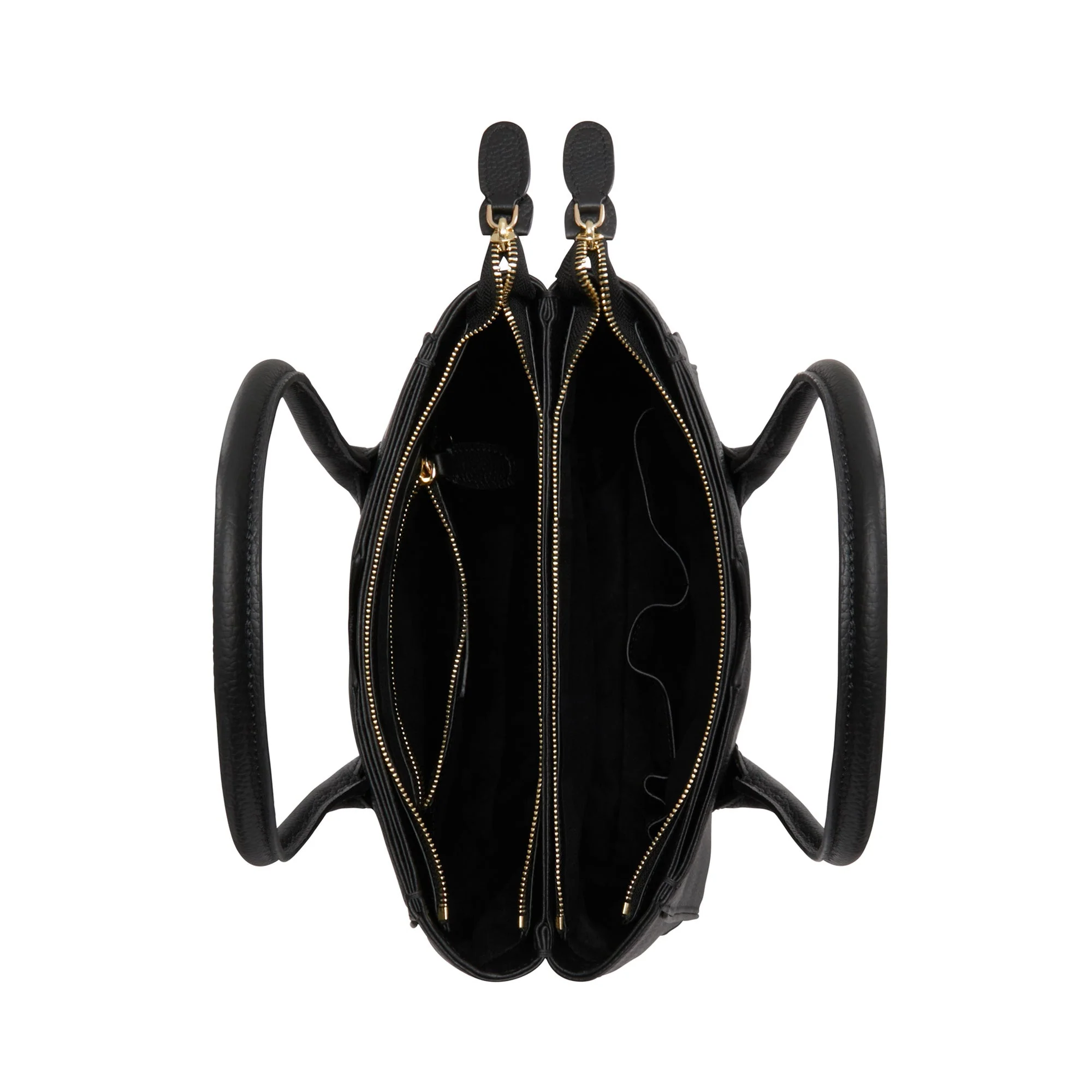 Cadeau d'Isabel black calfskin leather handbag and wallet set - Image 8
