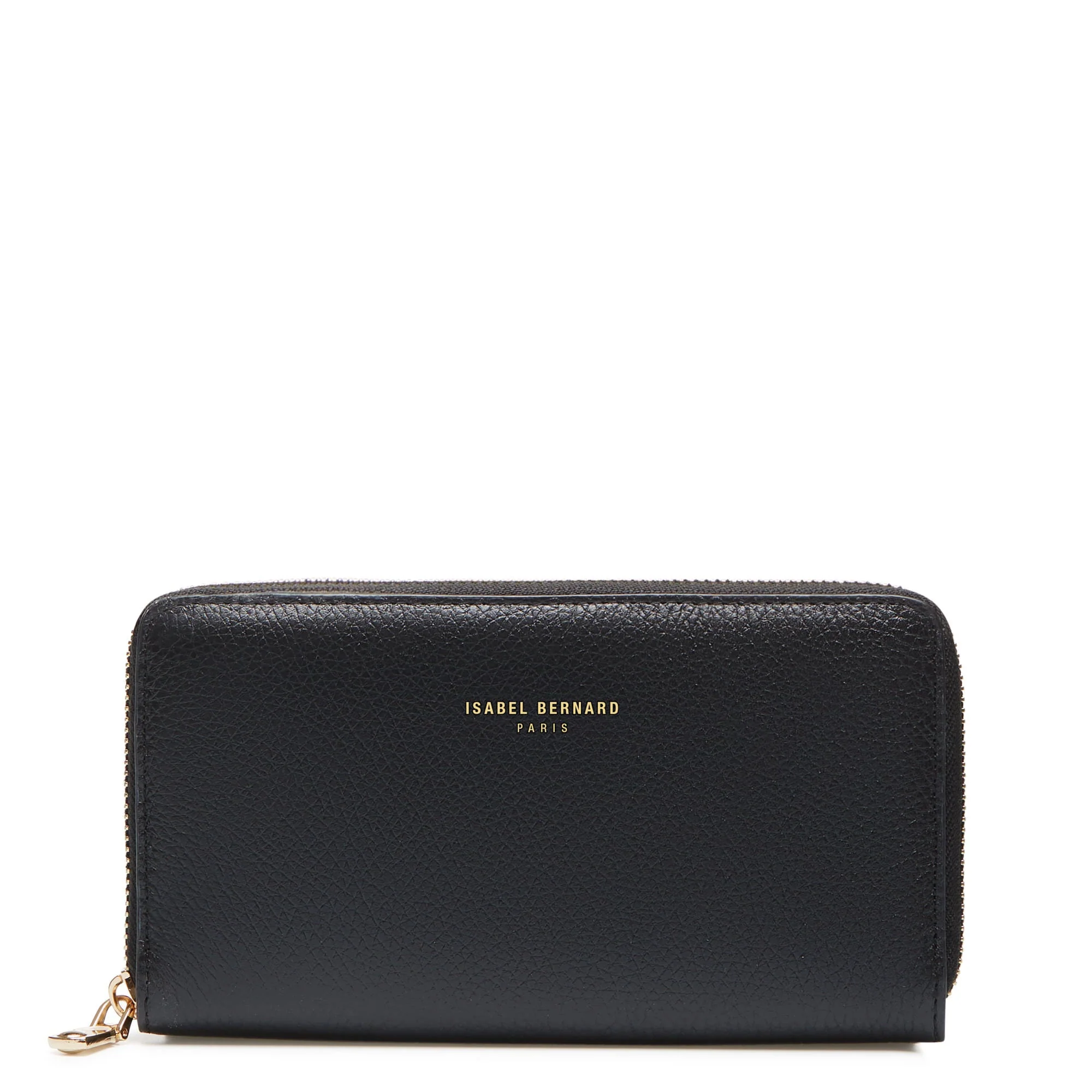 Cadeau d'Isabel black calfskin leather handbag and wallet set - Image 9