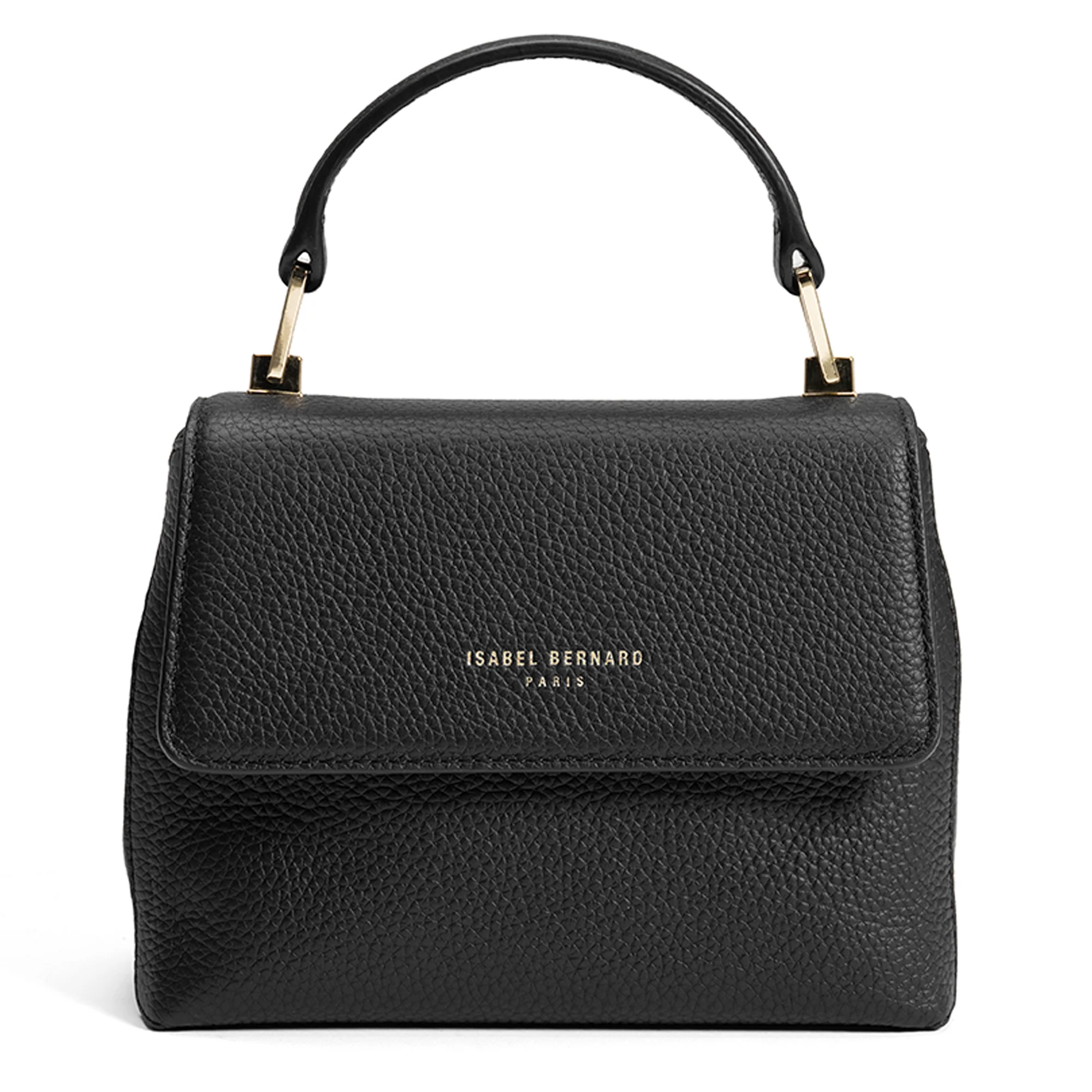 Cadeau d'Isabel black calfskin leather handbag and wallet set - Image 4