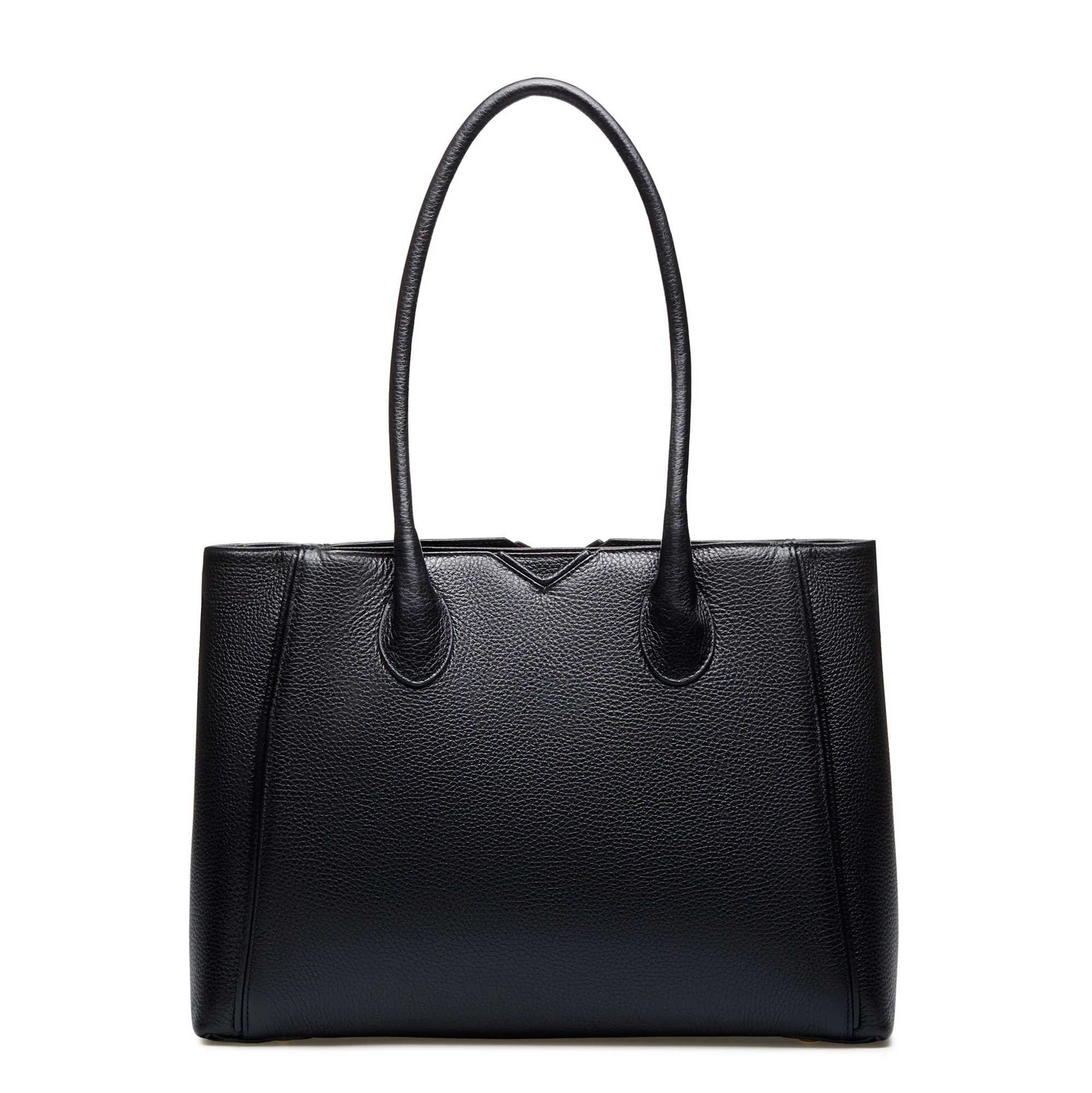 Cadeau d'Isabel black calfskin leather handbag and wallet set - Image 8