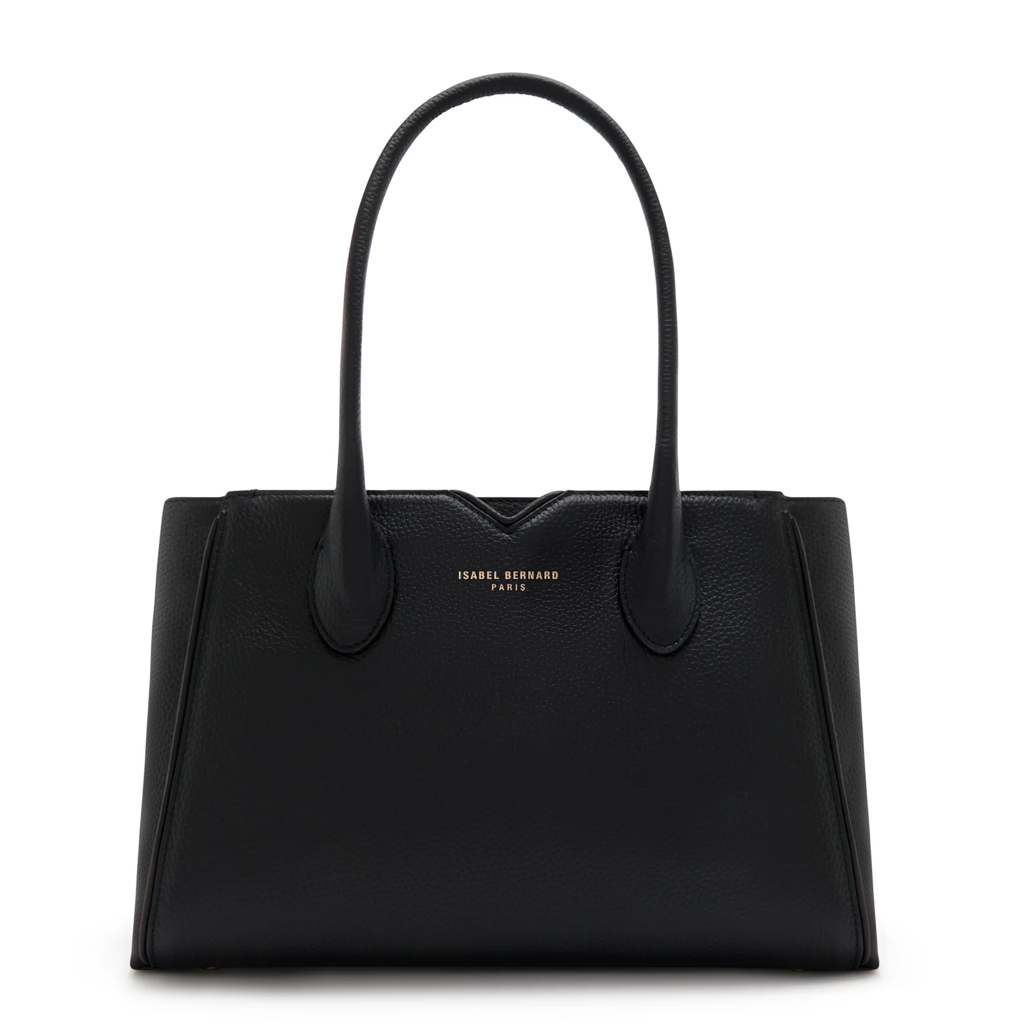Cadeau d'Isabel black calfskin leather handbag and wallet set - Image 5