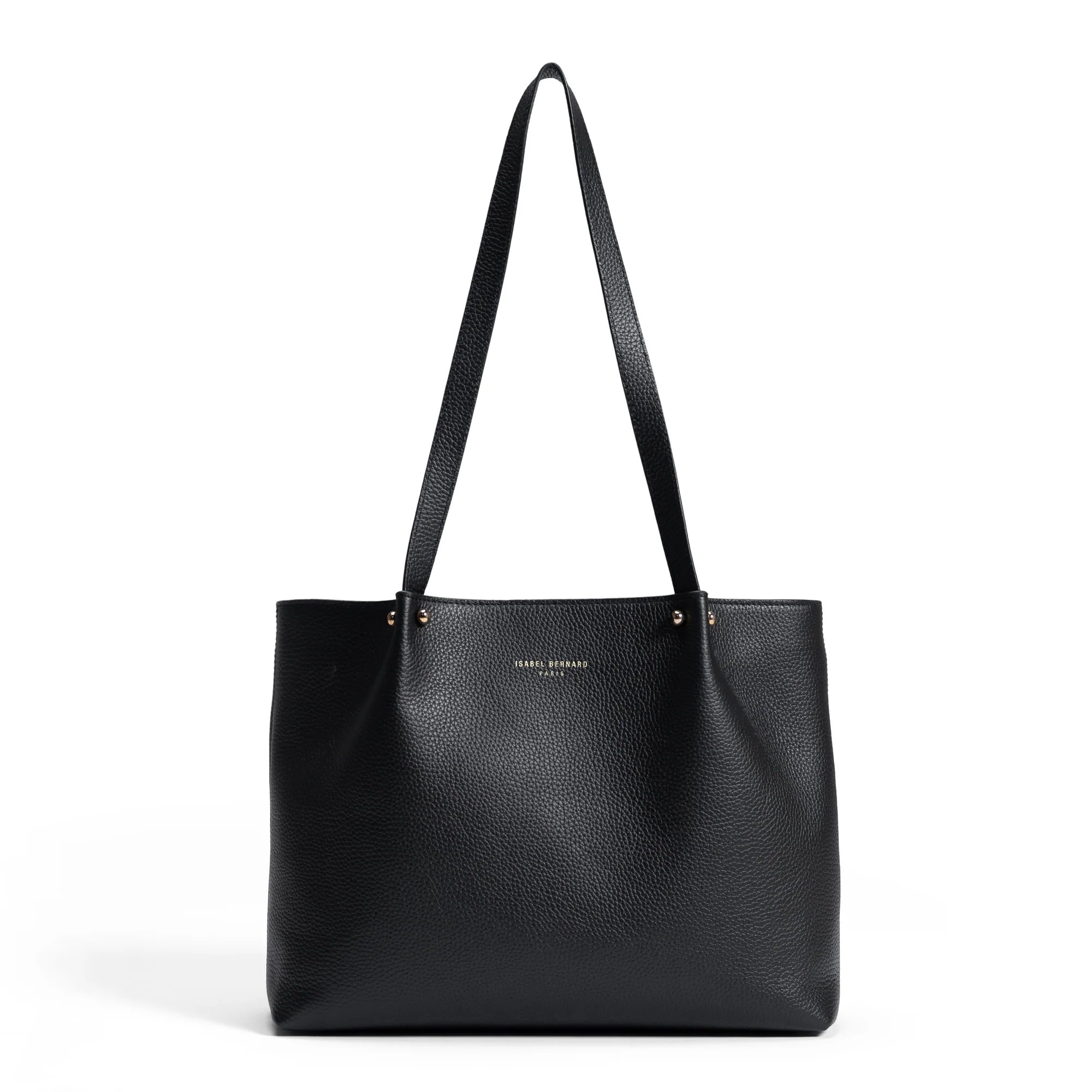 Cadeau d'Isabel black calfskin leather shopper and wallet set - Image 4