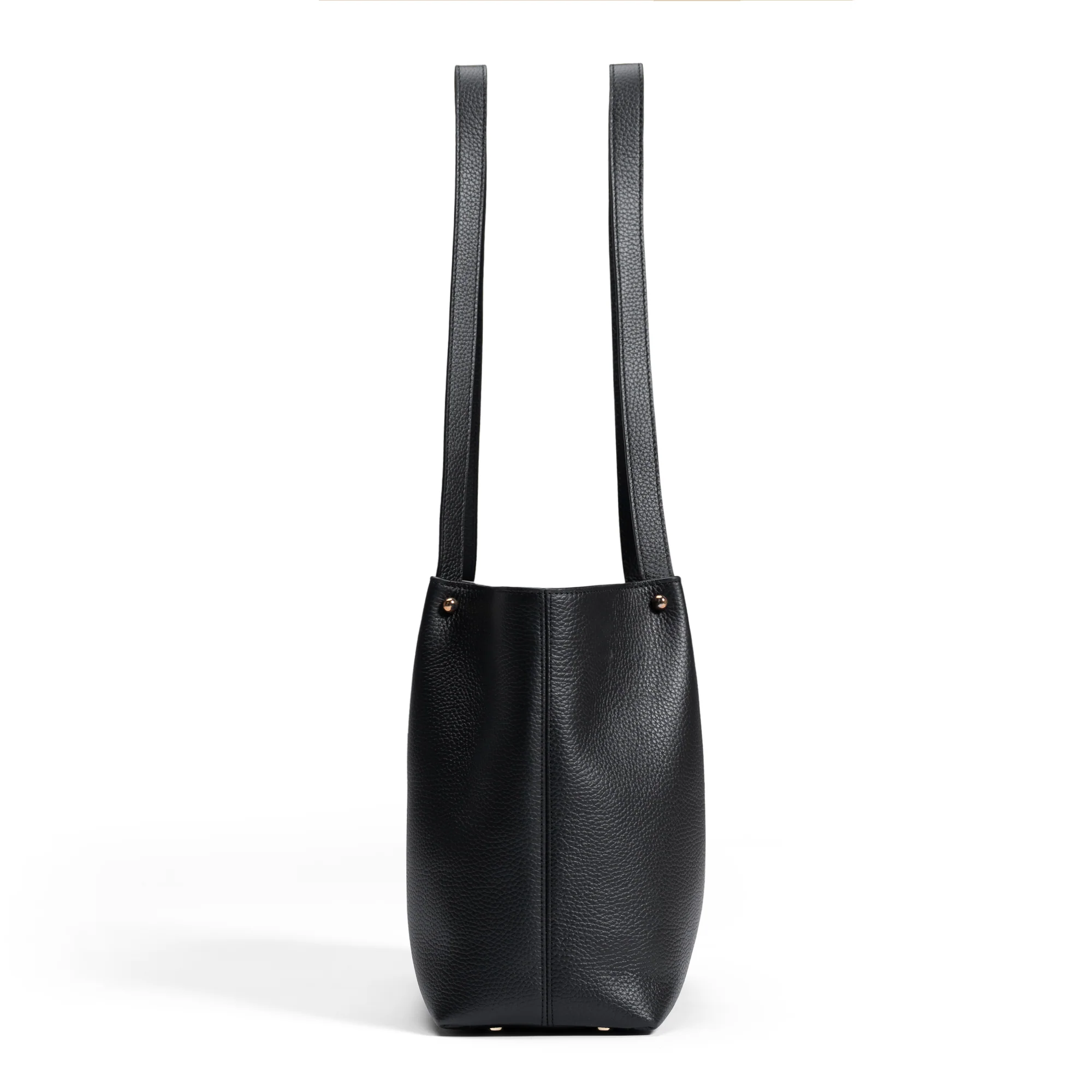 Cadeau d'Isabel black calfskin leather shopper and wallet set - Image 5