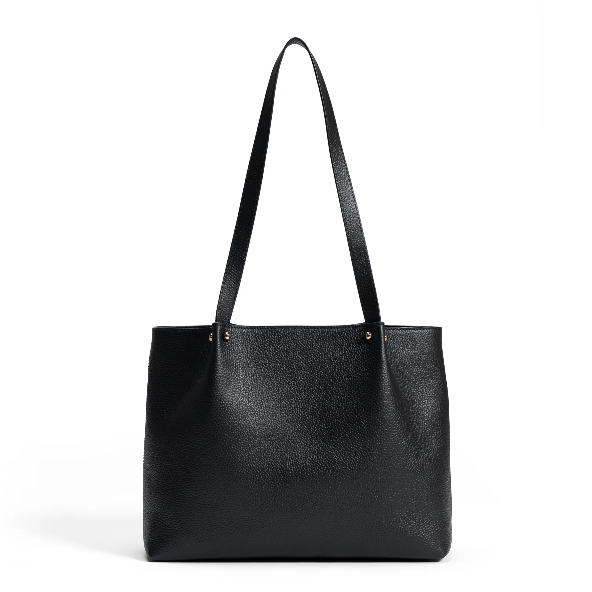 Cadeau d'Isabel black calfskin leather shopper and wallet set - Image 6