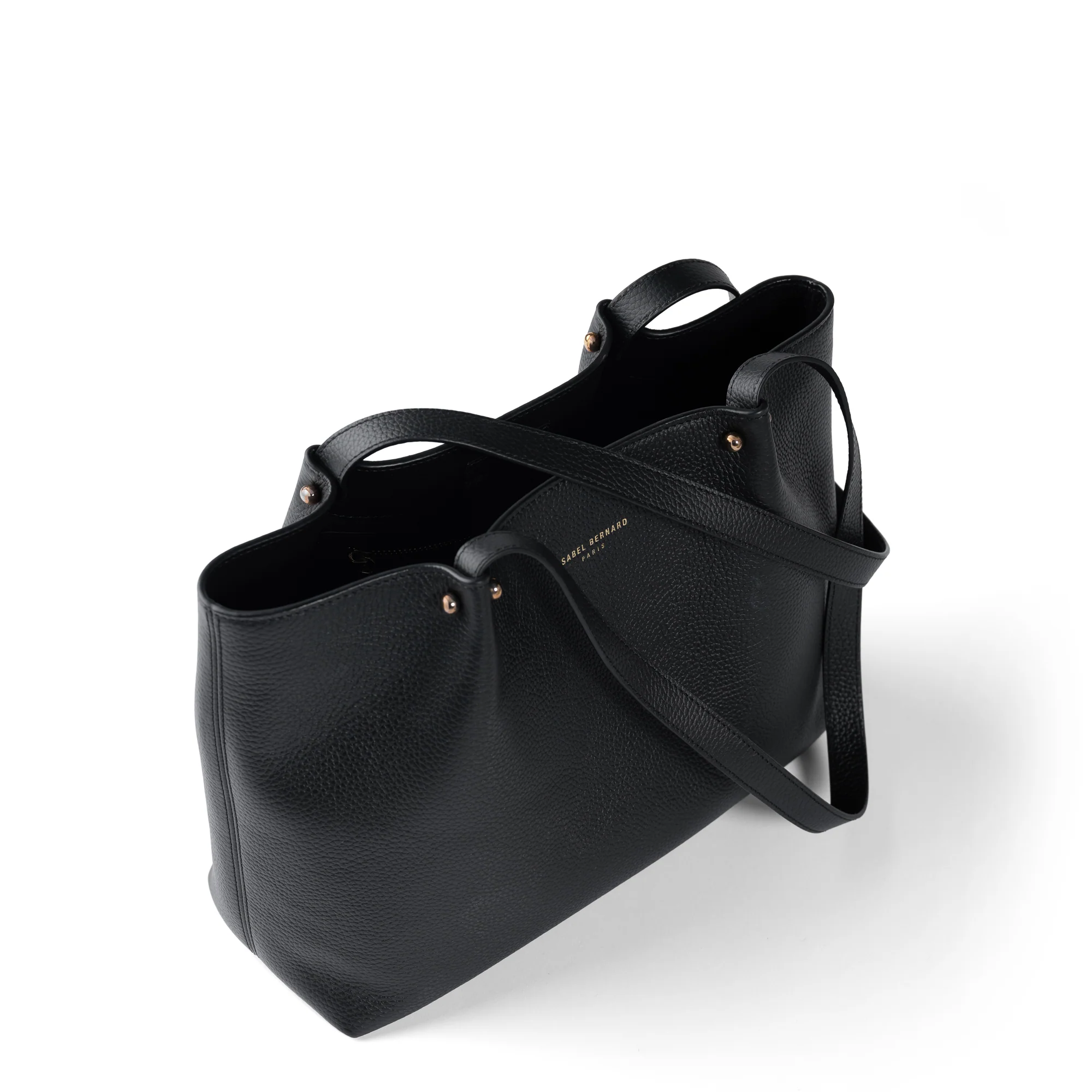 Cadeau d'Isabel black calfskin leather shopper and wallet set - Image 7