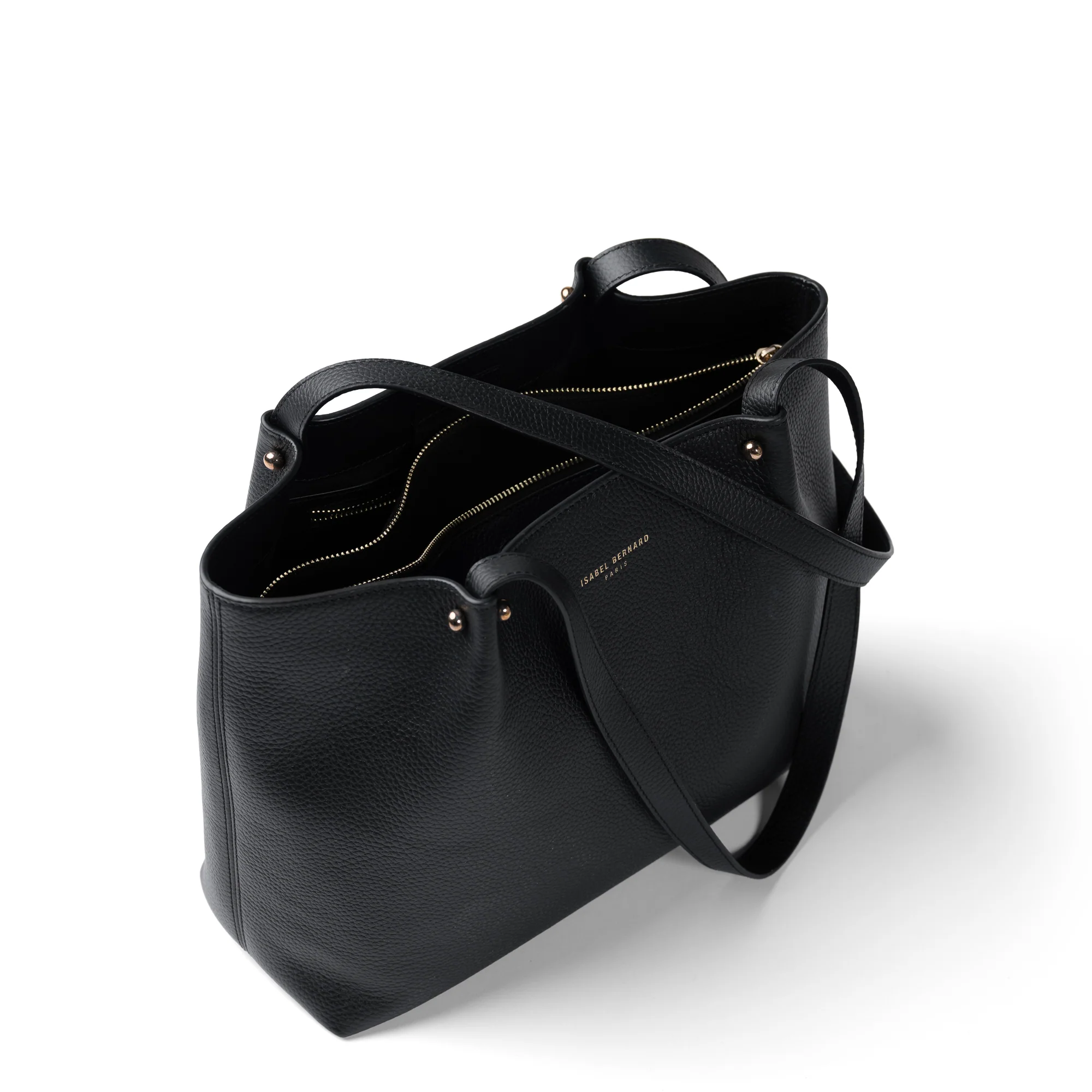 Cadeau d'Isabel black calfskin leather shopper and wallet set - Image 8