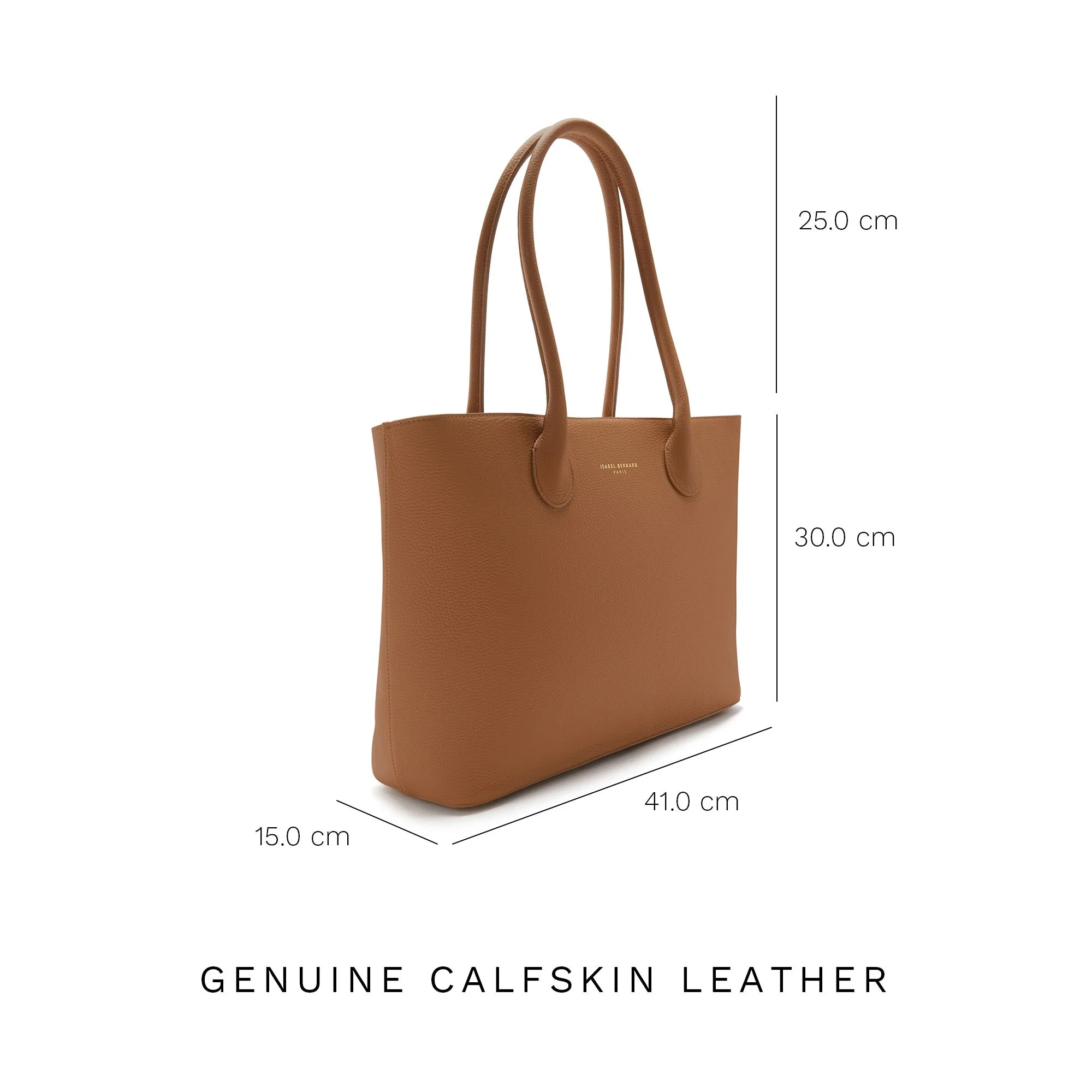 Cadeau d'Isabel camel calfskin leather shopper and wallet set - Image 13