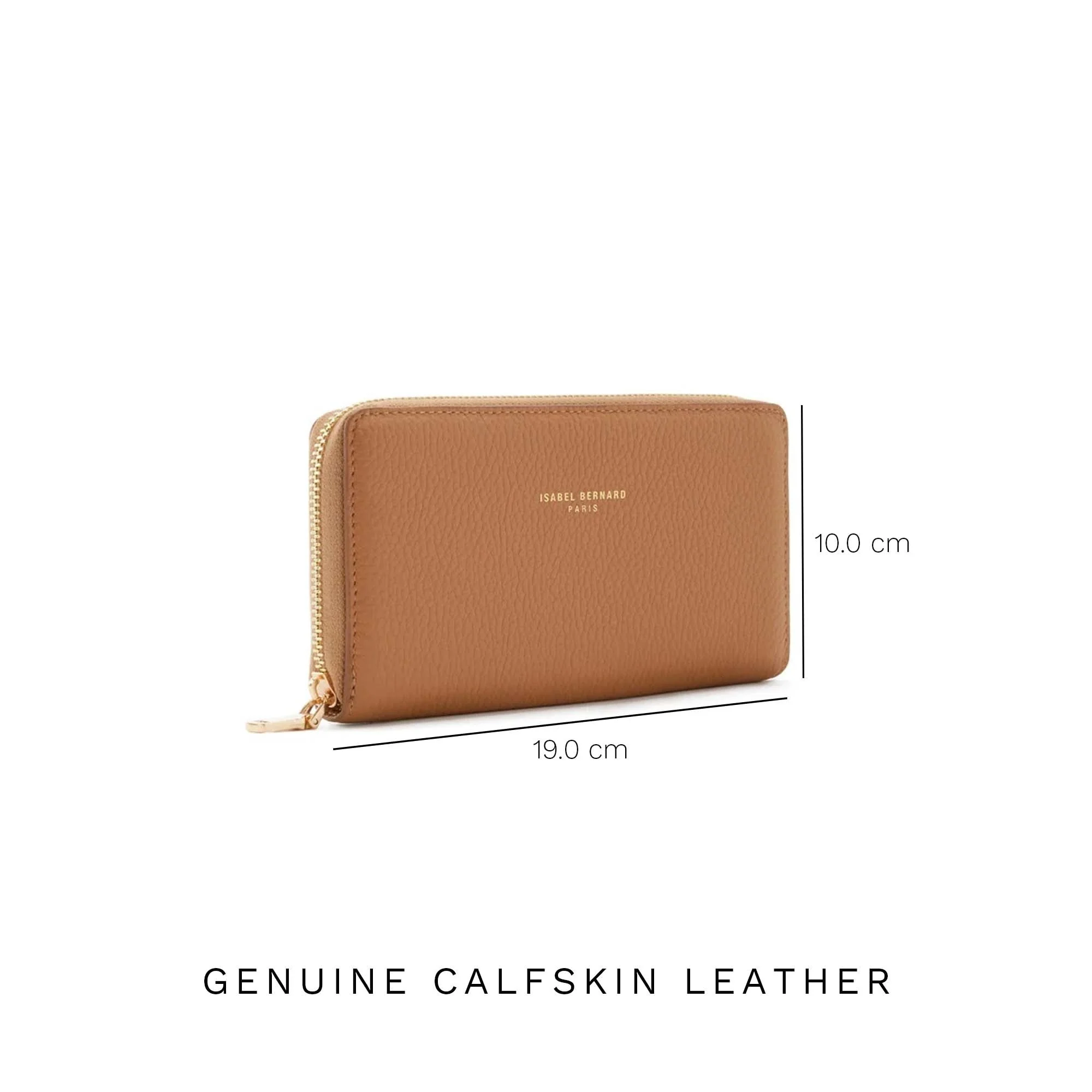Cadeau d'Isabel camel calfskin leather shopper and wallet set - Image 14