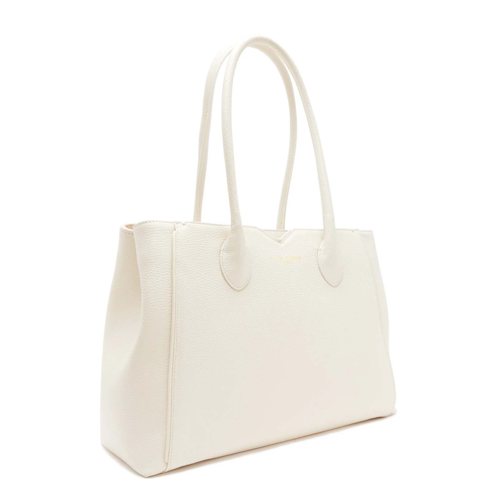 Cadeau d'Isabel cream calfskin leather handbag and wallet set - Image 5