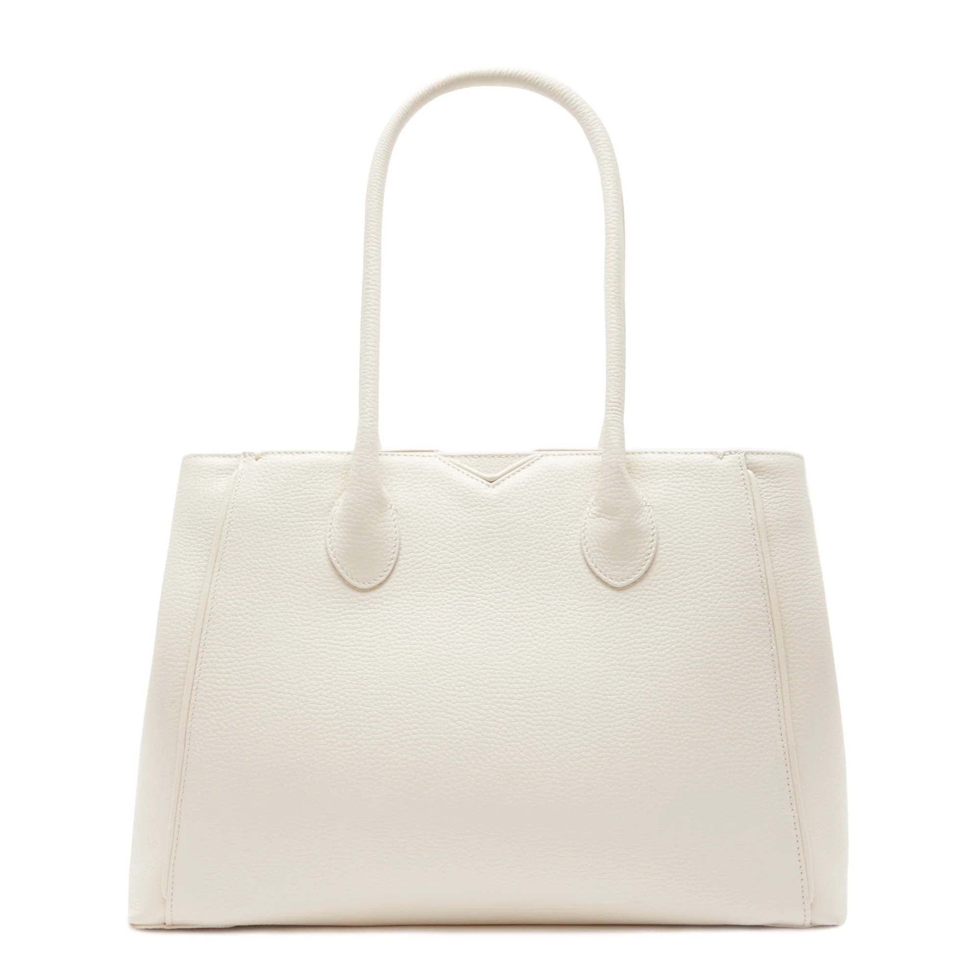 Cadeau d'Isabel cream calfskin leather handbag and wallet set - Image 7