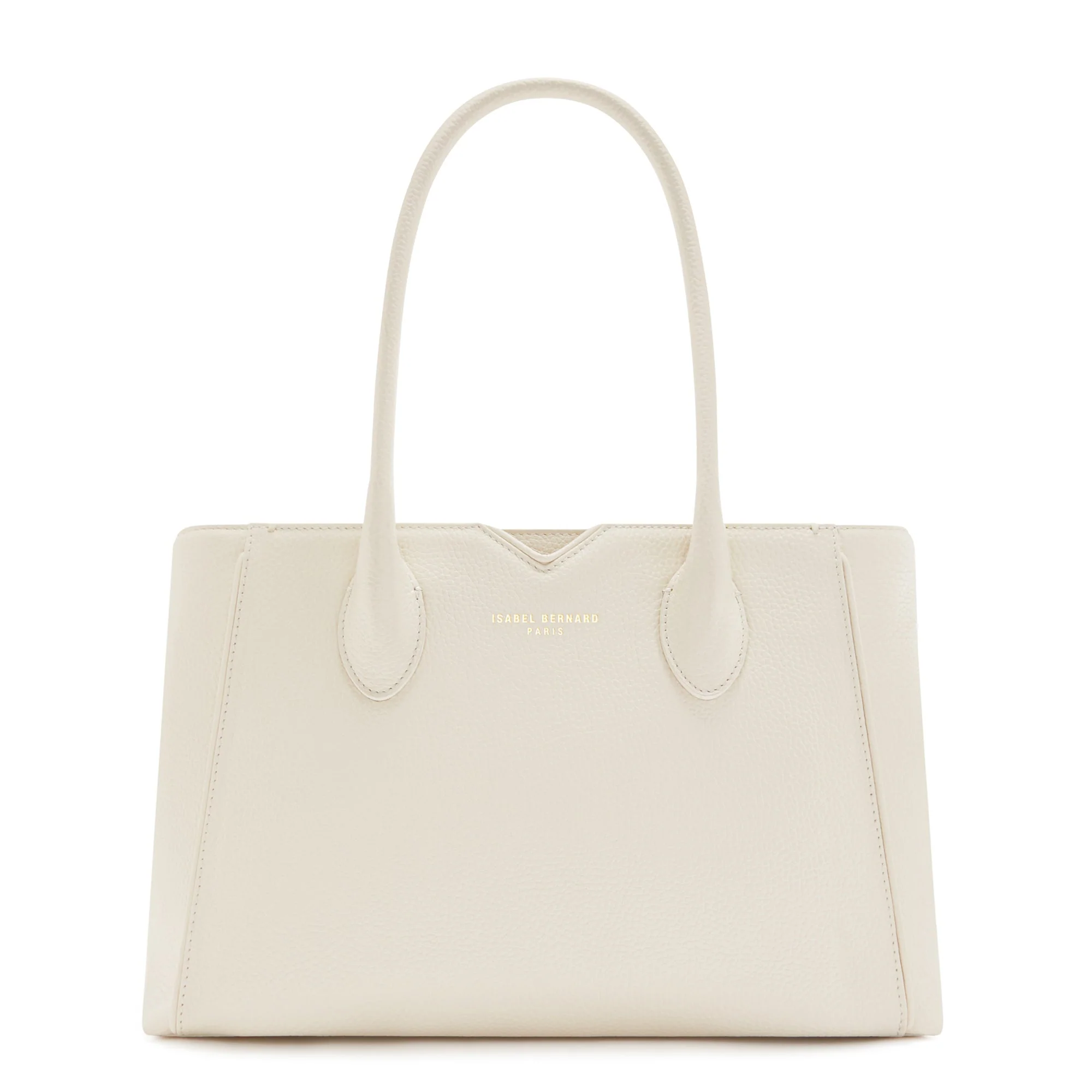 Cadeau d'Isabel cream calfskin leather handbag and wallet set - Image 4