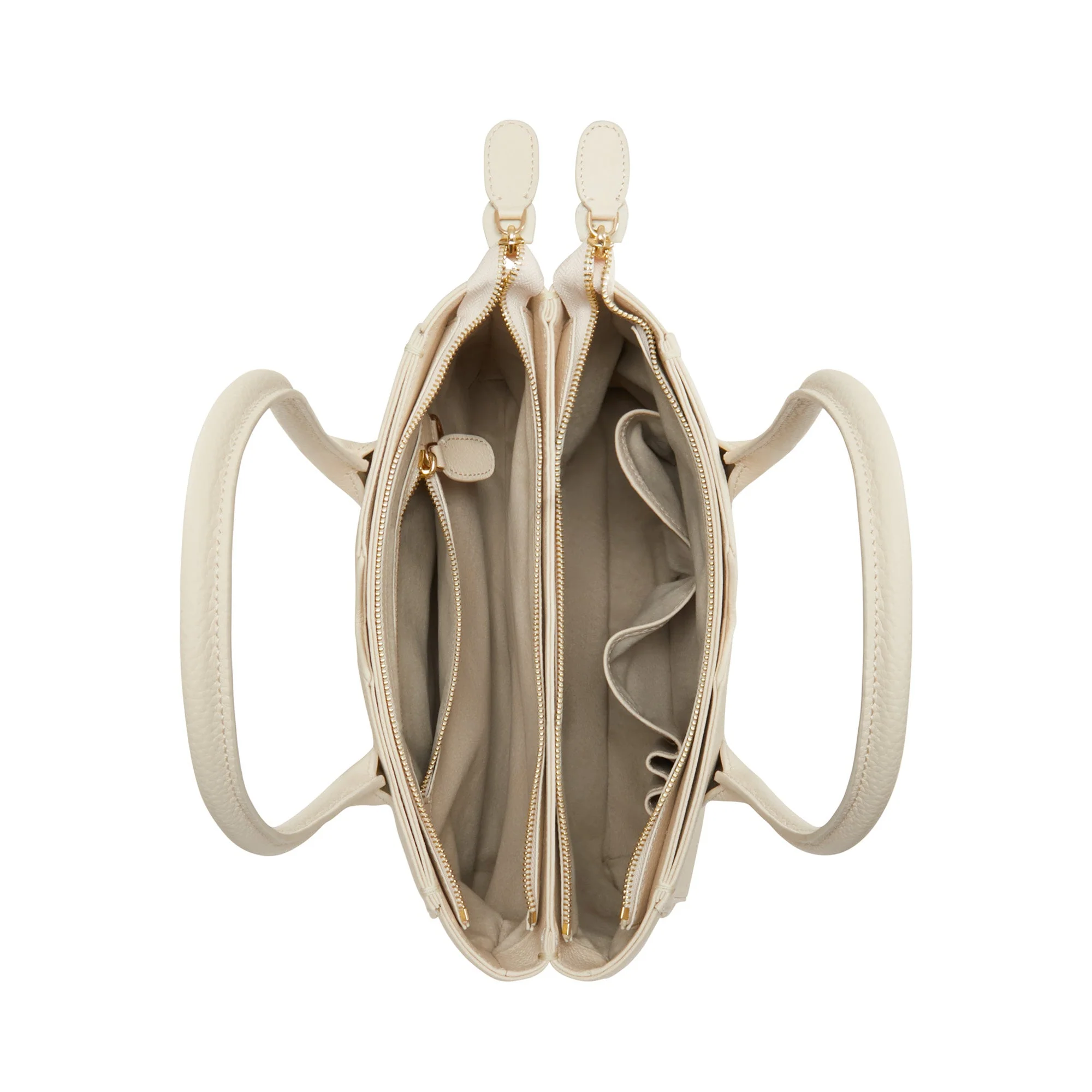 Cadeau d'Isabel cream calfskin leather handbag and wallet set - Image 8