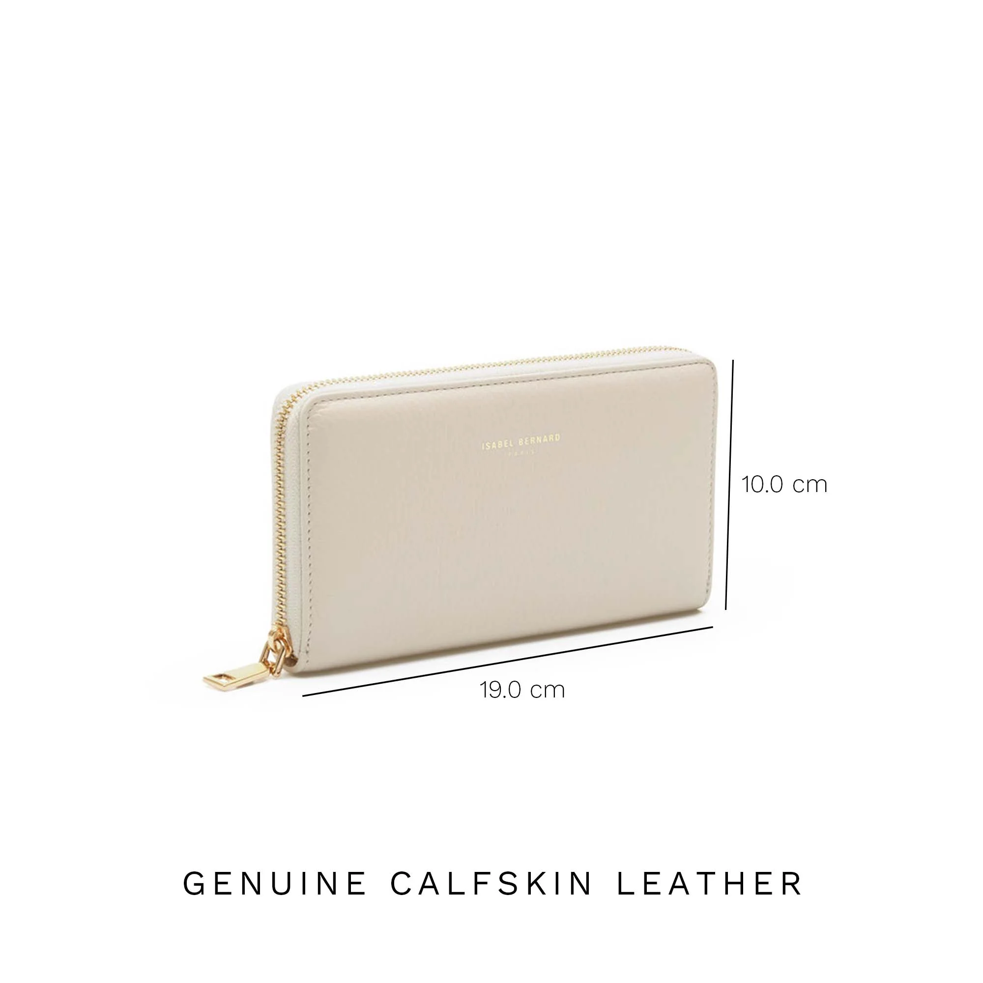 Cadeau d'Isabel cream calfskin leather shopper and wallet set - Image 14