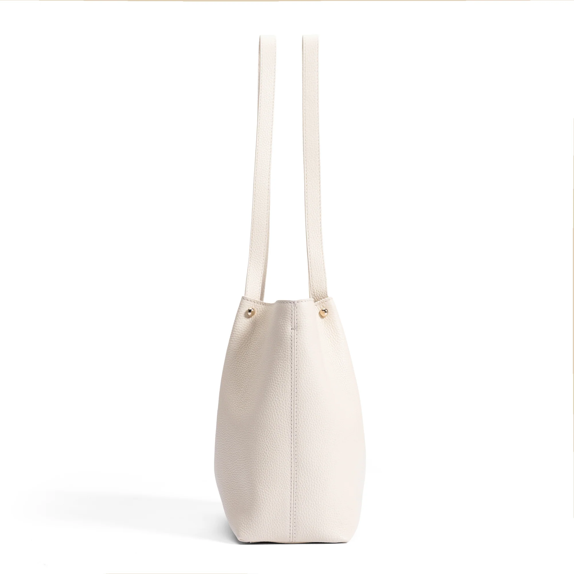 Cadeau d'Isabel cream calfskin leather shopper and wallet set - Image 5