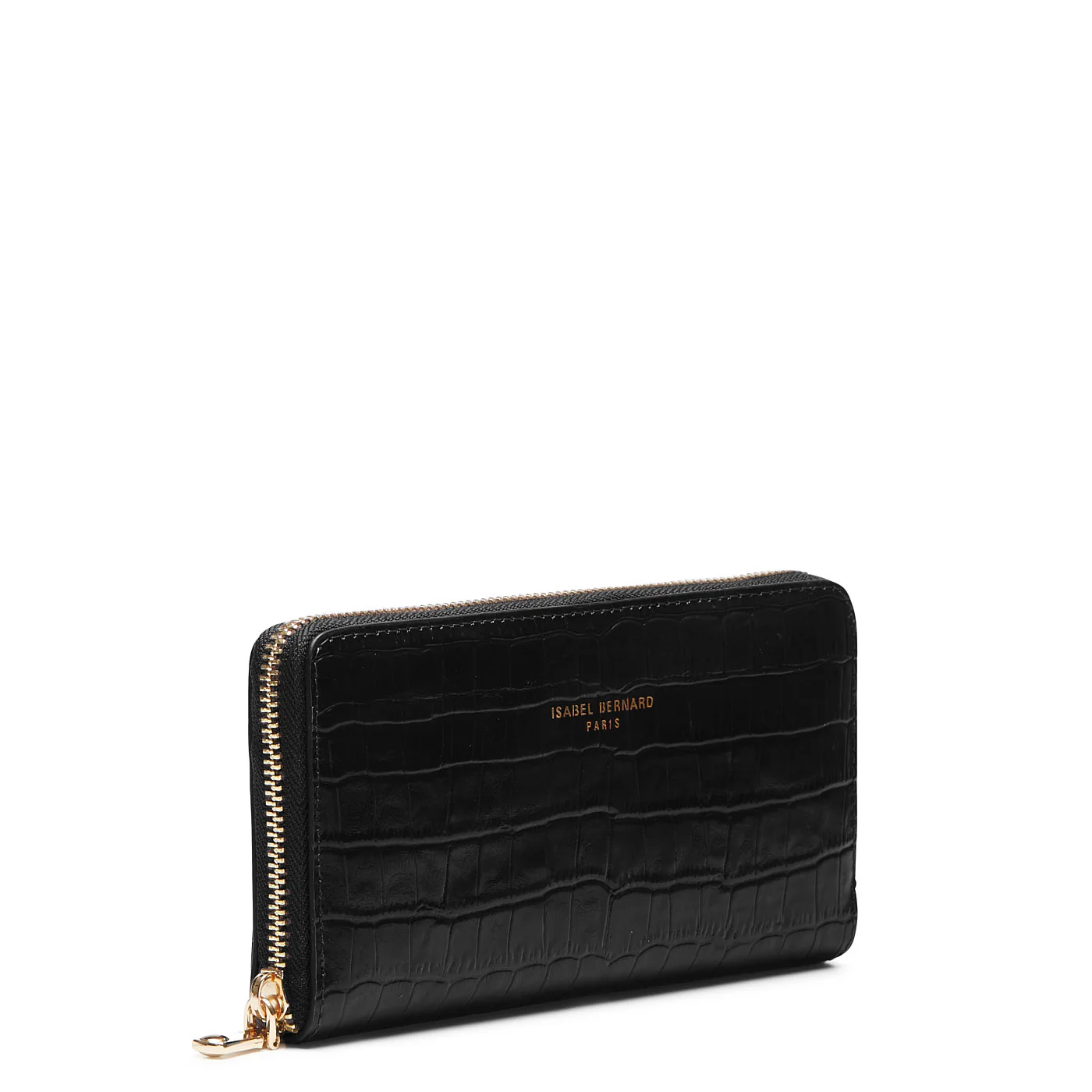 Cadeau d'Isabel croco black calfskin leather handbag and wallet set - Image 11
