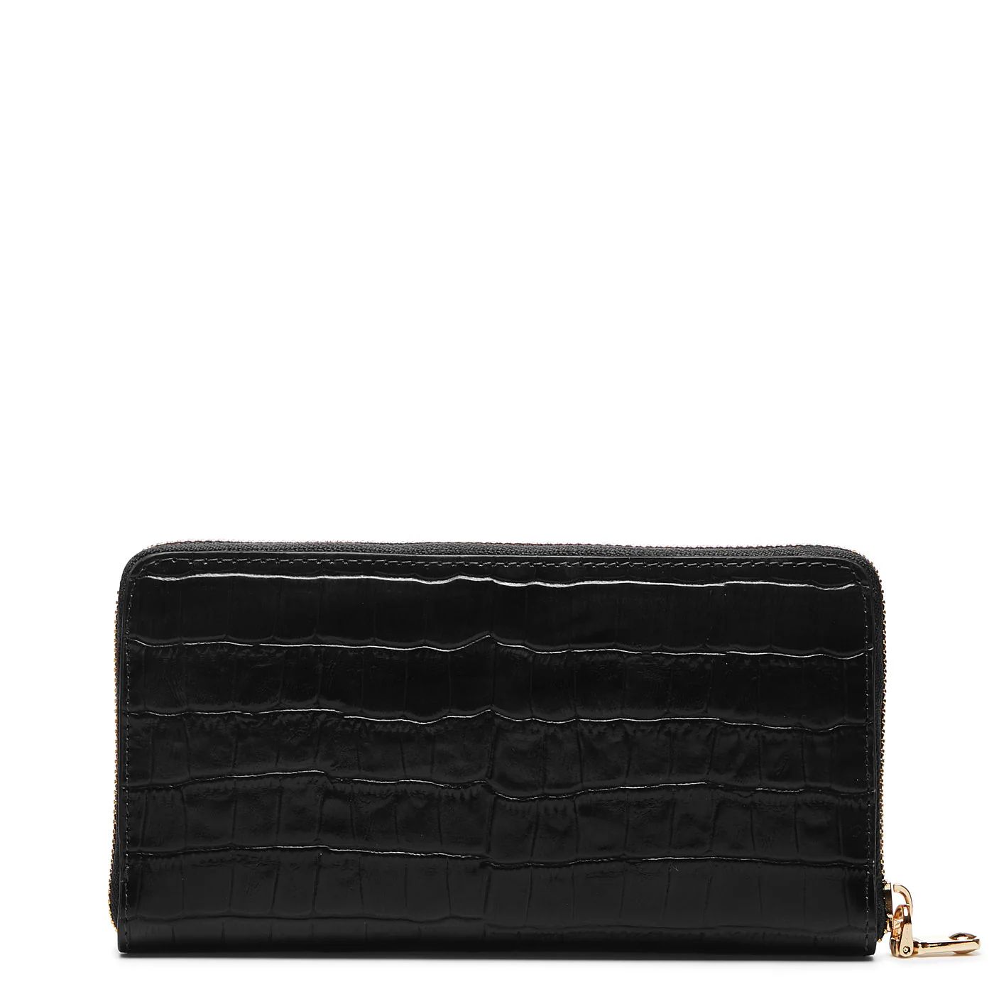 Cadeau d'Isabel croco black calfskin leather handbag and wallet set - Image 13