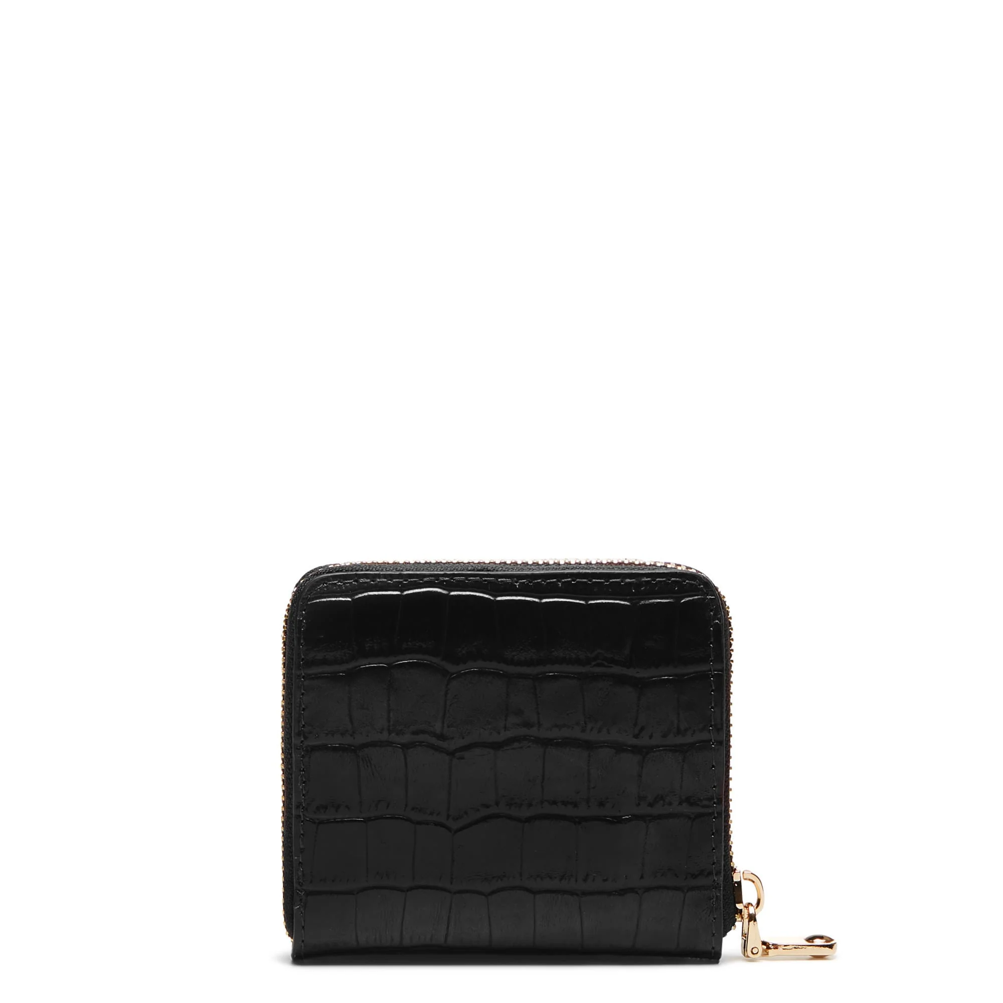 Cadeau d'Isabel croco black calfskin leather handbag and wallet set - Image 11