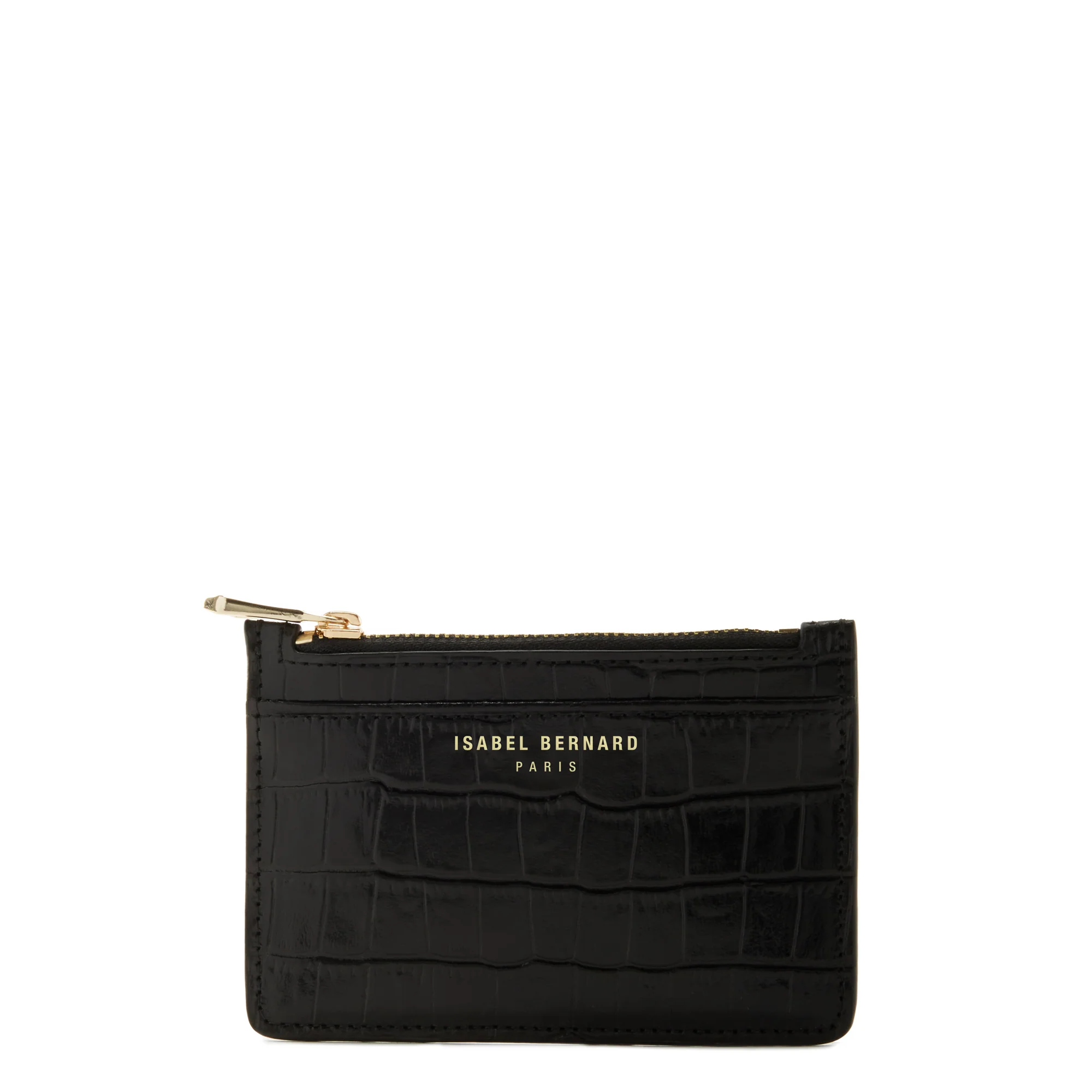 Cadeau d'Isabel croco black calfskin leather shopper & cardholder set - Image 10