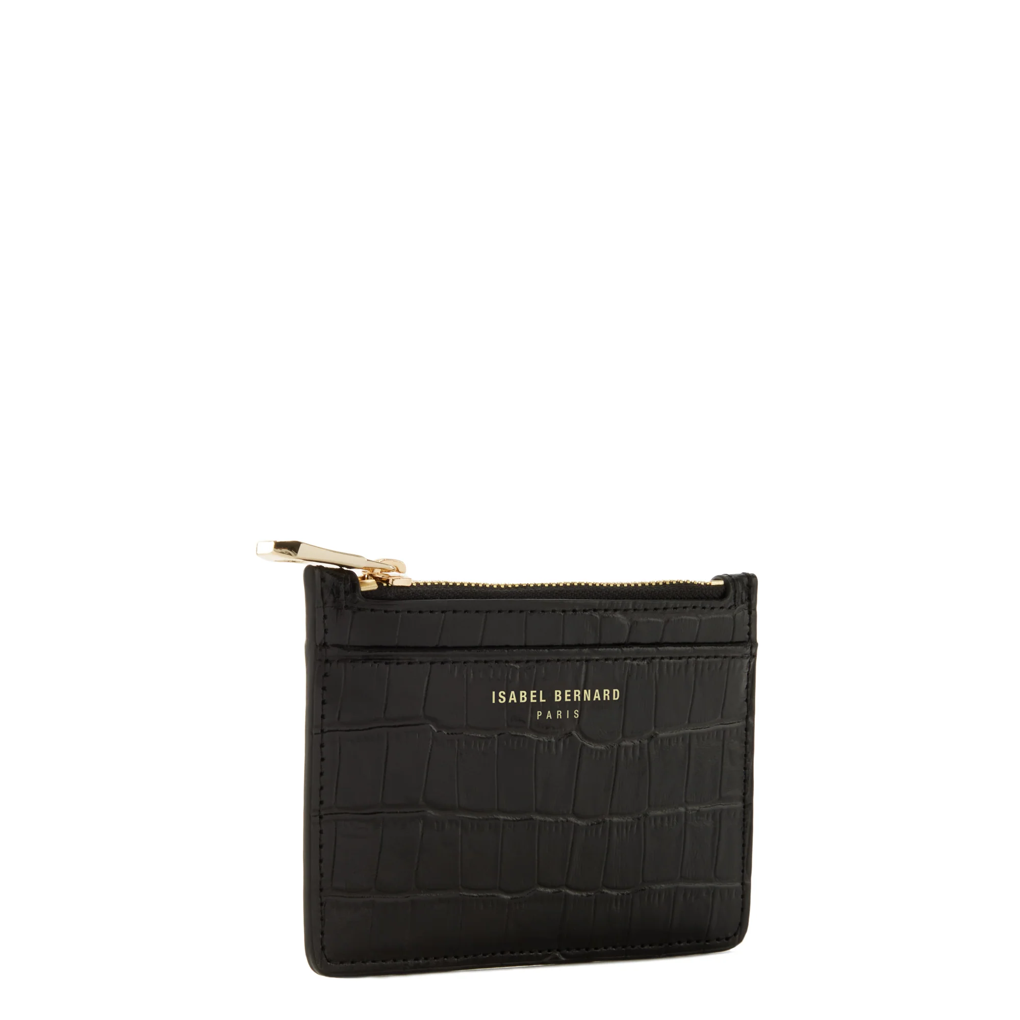 Cadeau d'Isabel croco black calfskin leather shopper & cardholder set - Image 14