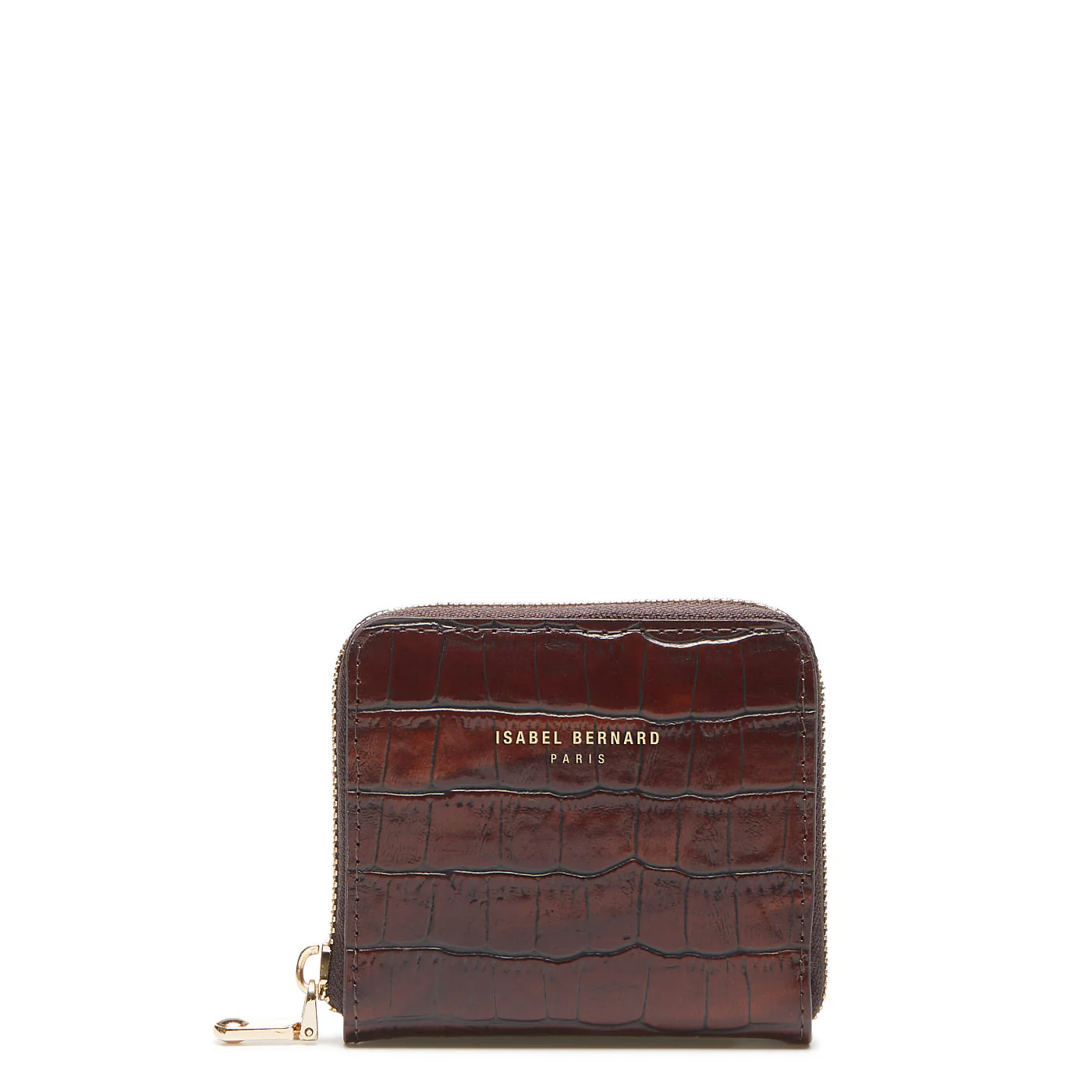 Cadeau d'Isabel croco brown calfskin leather handbag and wallet set - Image 10