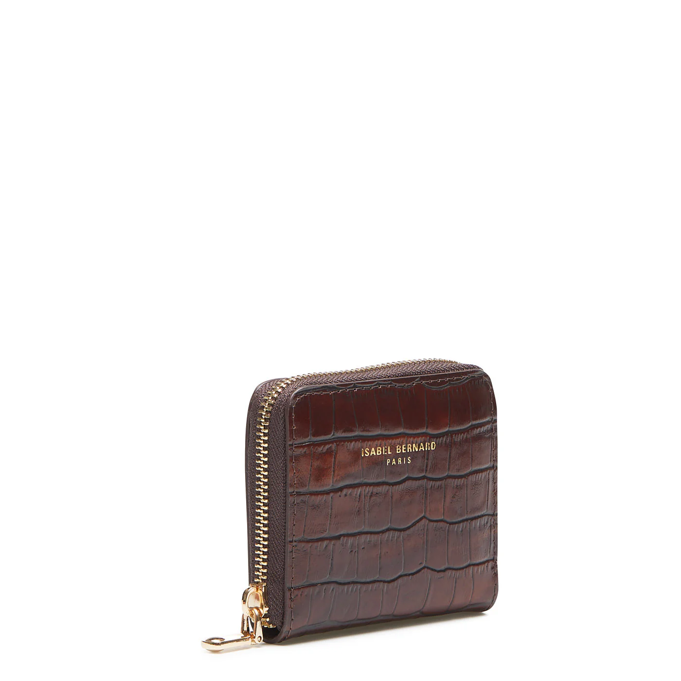 Cadeau d'Isabel croco brown calfskin leather handbag and wallet set - Image 11