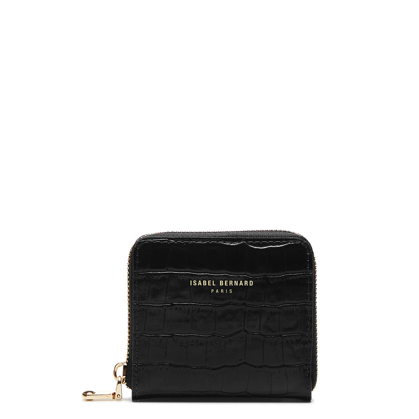 Cadeau d'Isabel croco black calfskin leather handbag and wallet set - Image 10