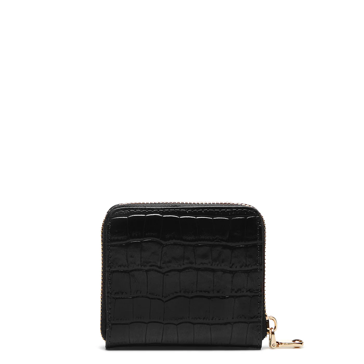 Cadeau d'Isabel croco black calfskin leather handbag and wallet set - Image 12