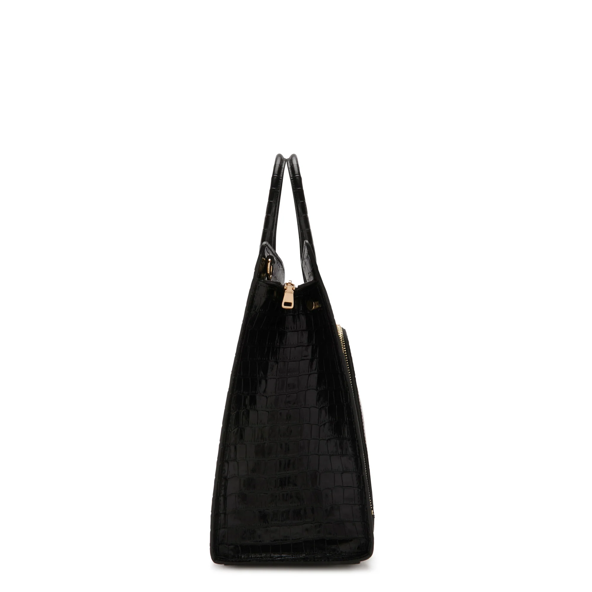 Cadeau d'Isabel croco black calfskin leather handbag and wallet set - Image 7