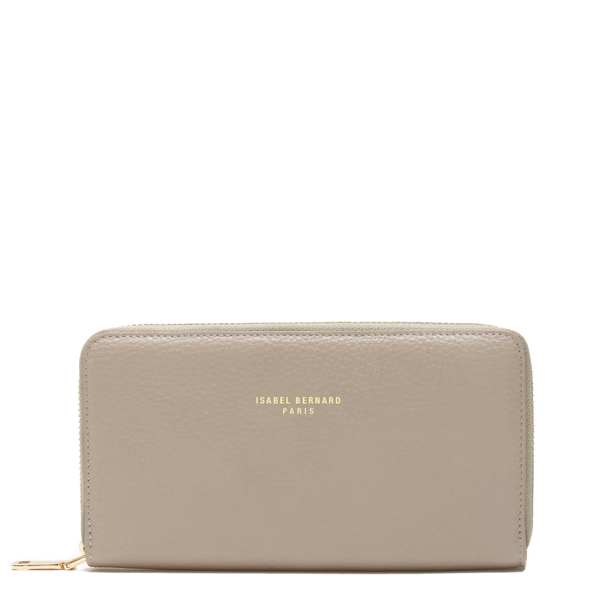 Cadeau d'Isabel taupe calfskin leather handbag and wallet set - Image 8