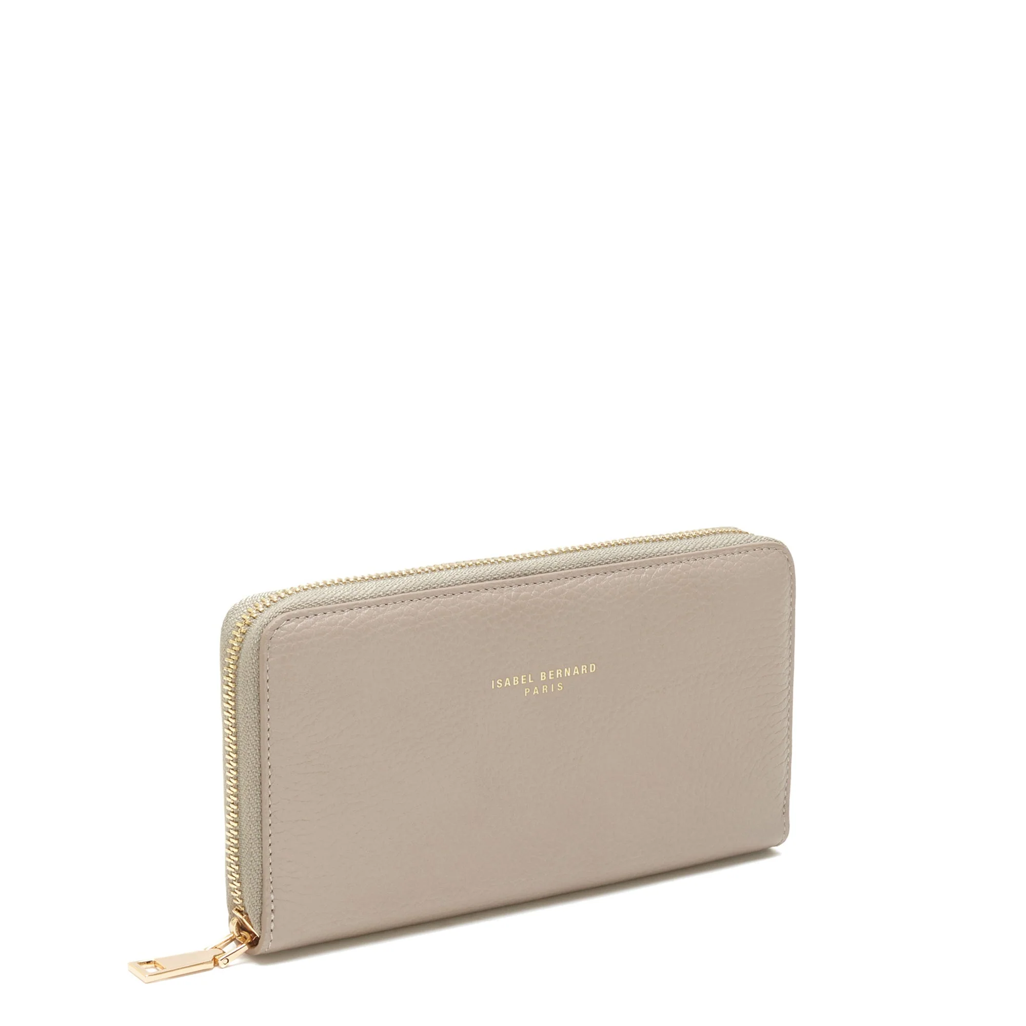 Cadeau d'Isabel taupe calfskin leather handbag and wallet set - Image 9