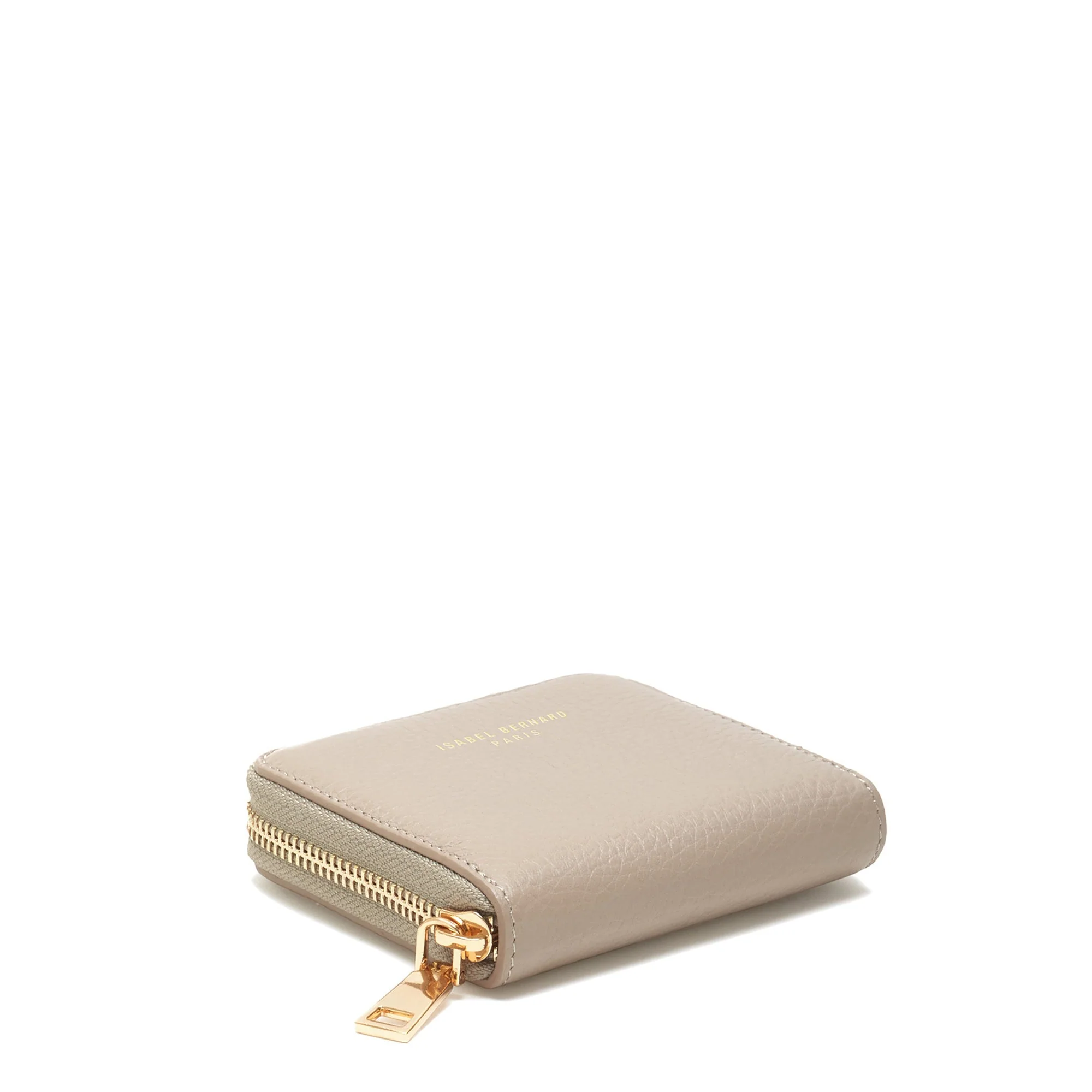 Cadeau d'Isabel taupe calfskin leather handbag and wallet set - Image 11
