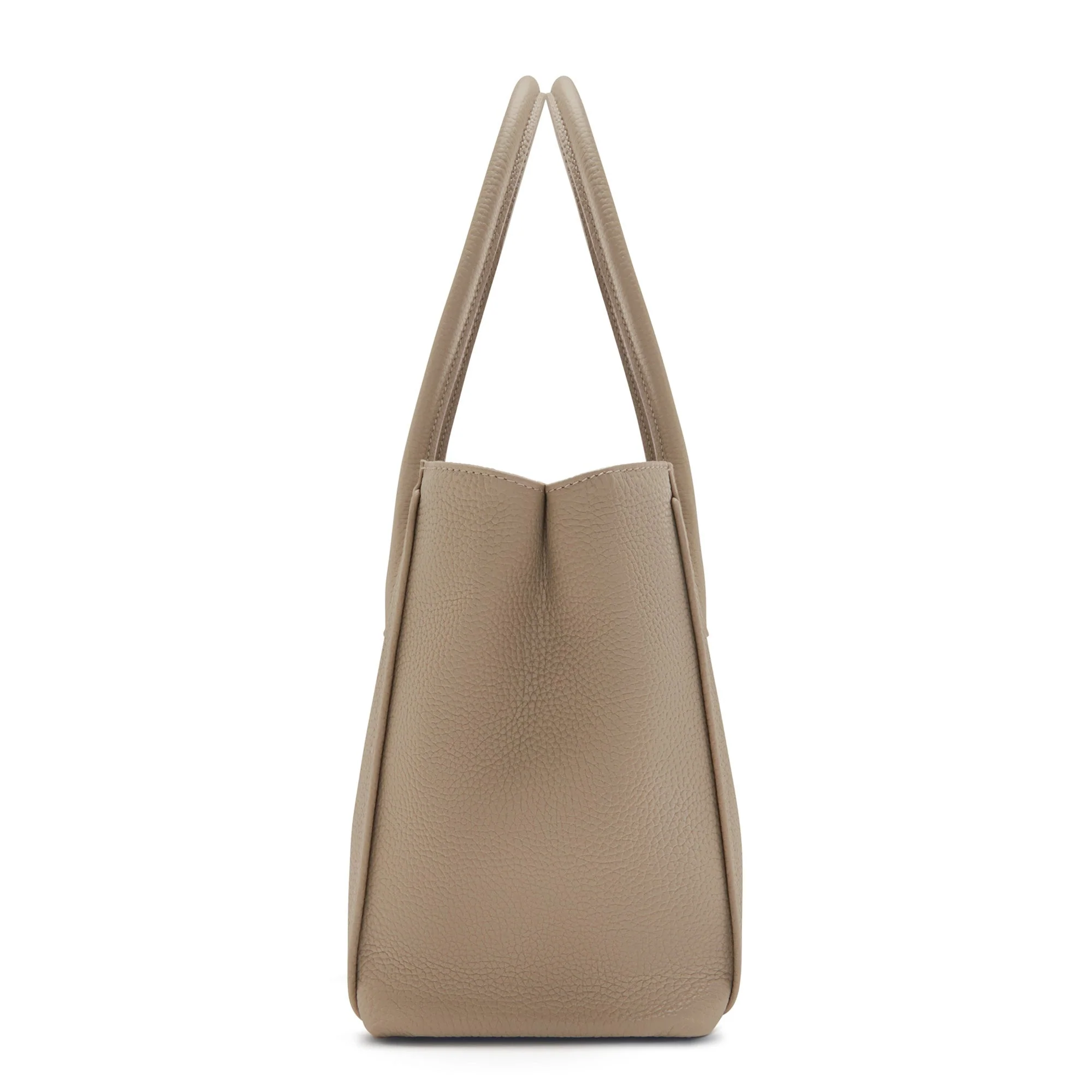 Cadeau d'Isabel taupe calfskin leather handbag and wallet set - Image 7