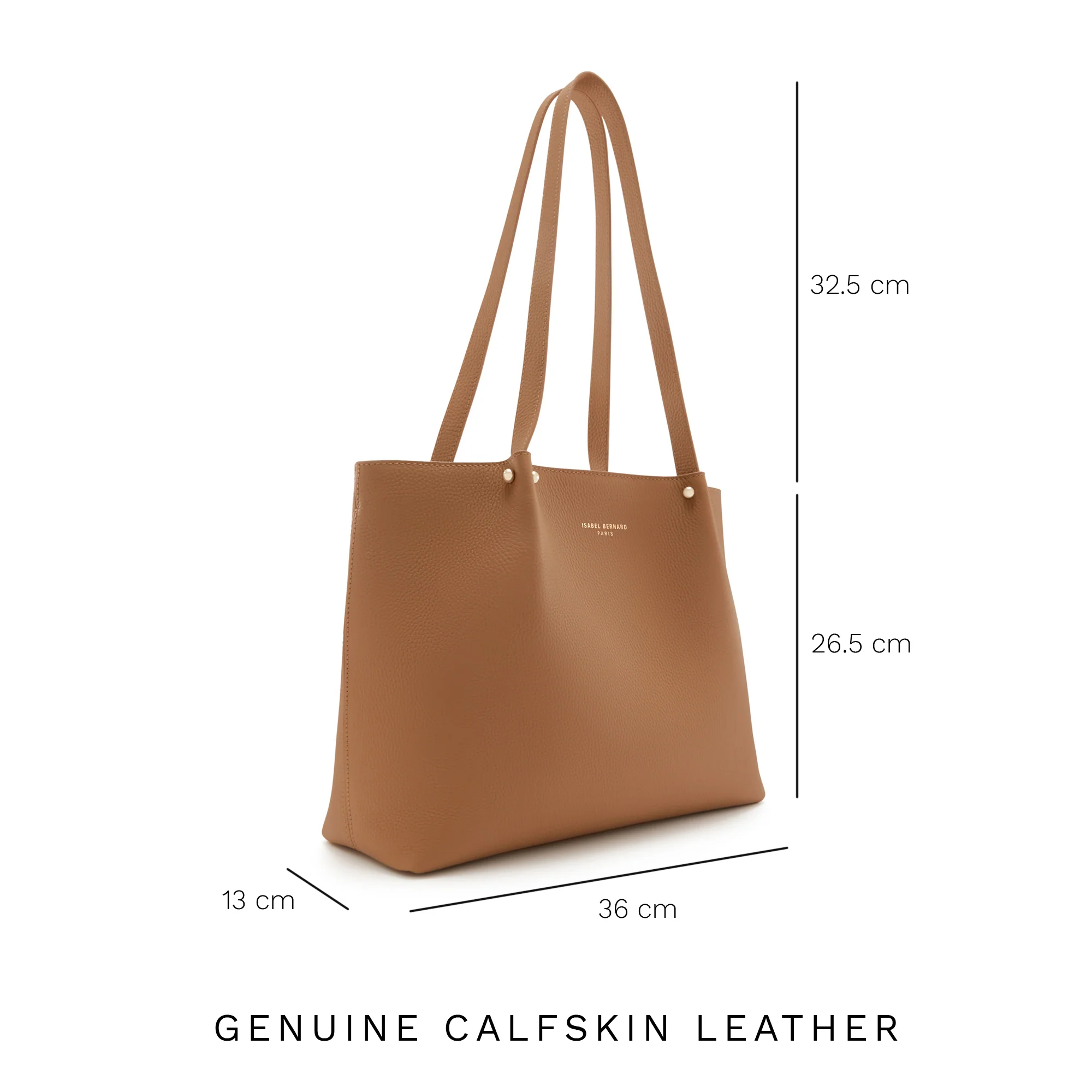 Honoré Nata camel leather shopper calfskin leather - Image 12
