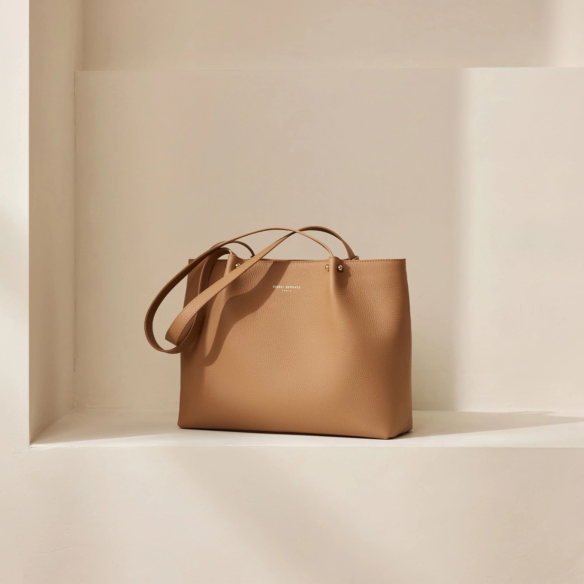 Honoré Nata camel leather shopper calfskin leather - Image 4