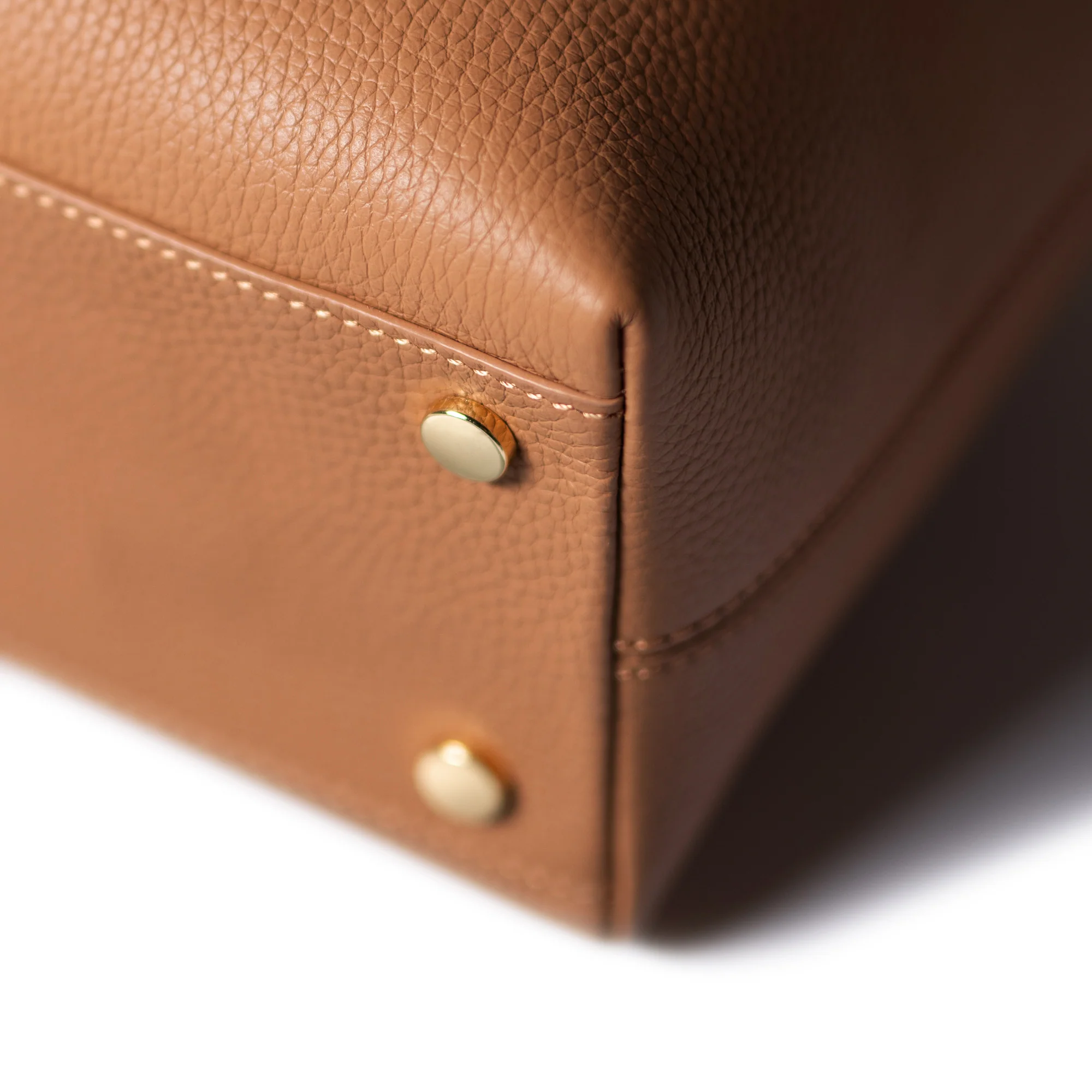 Honoré Nata camel leather shopper calfskin leather - Image 8