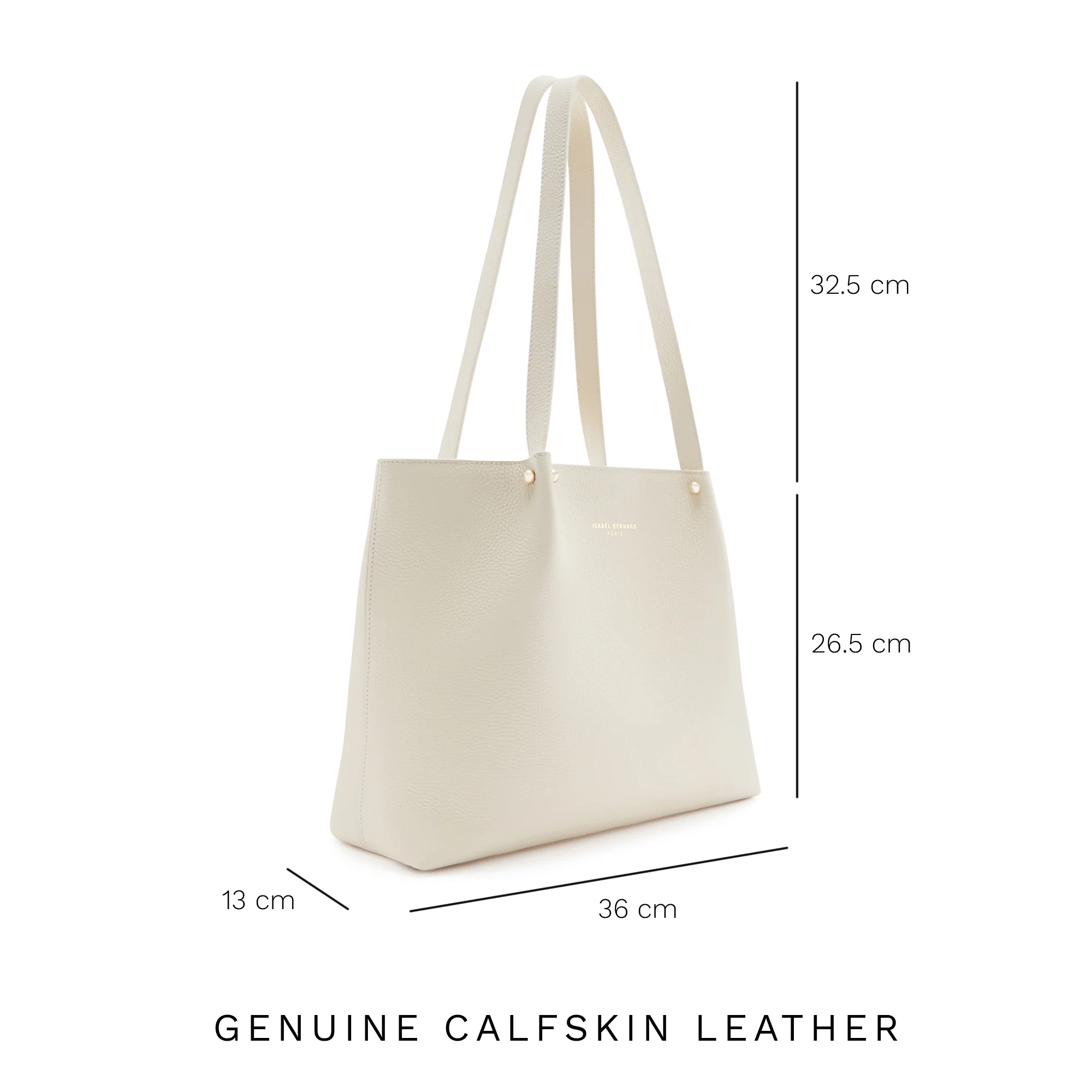 Honoré Nata cream leather shopper calfskin leather - Image 12