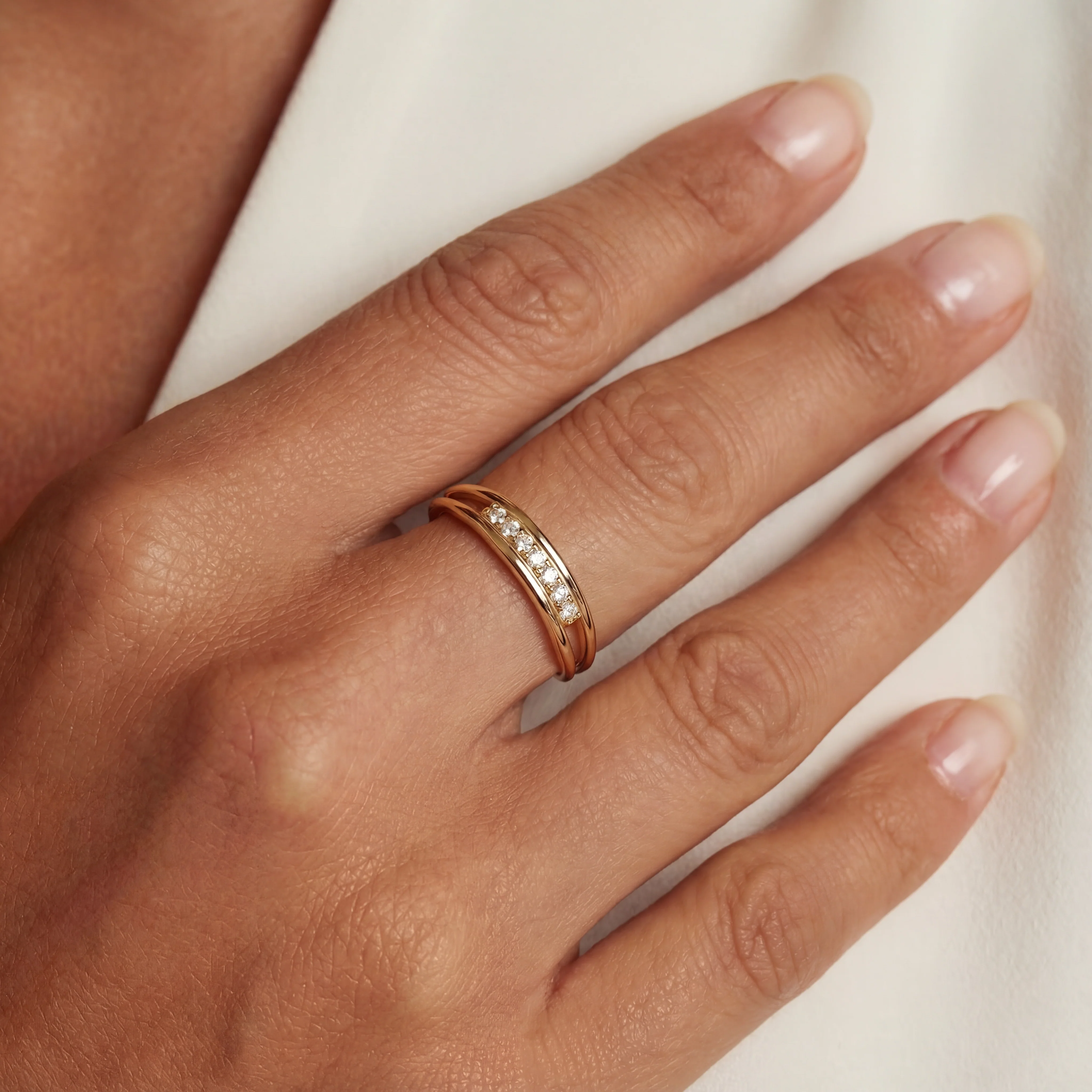 De La Paix Ayla Ring With Diamonds 0.05 Carat - Image 2
